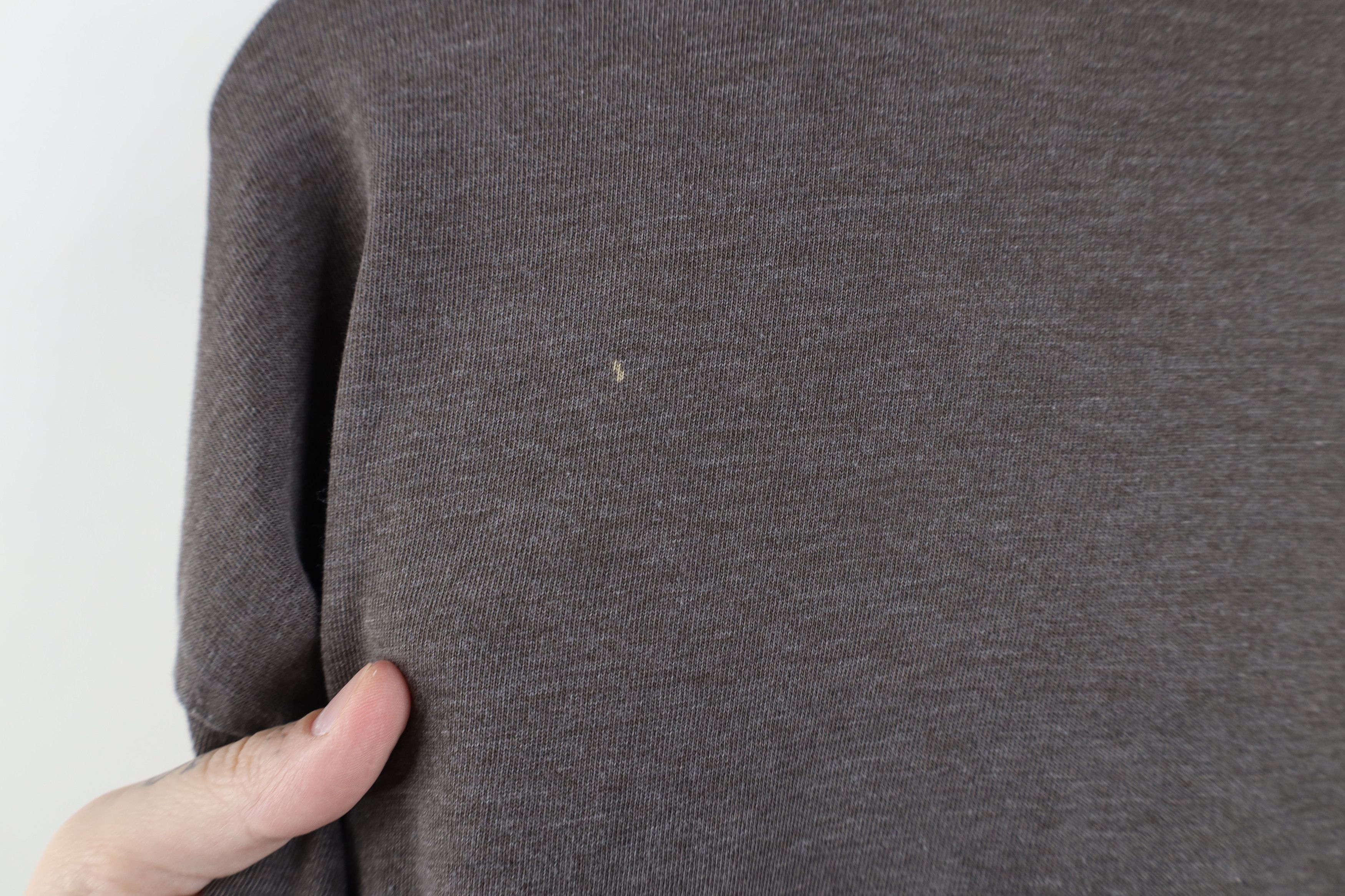 Vintage Vintage 90s Streetwear Long Sleeve Henley T-Shirt Dark Gray Size US XL / EU 56 / 4 - 10 Thumbnail