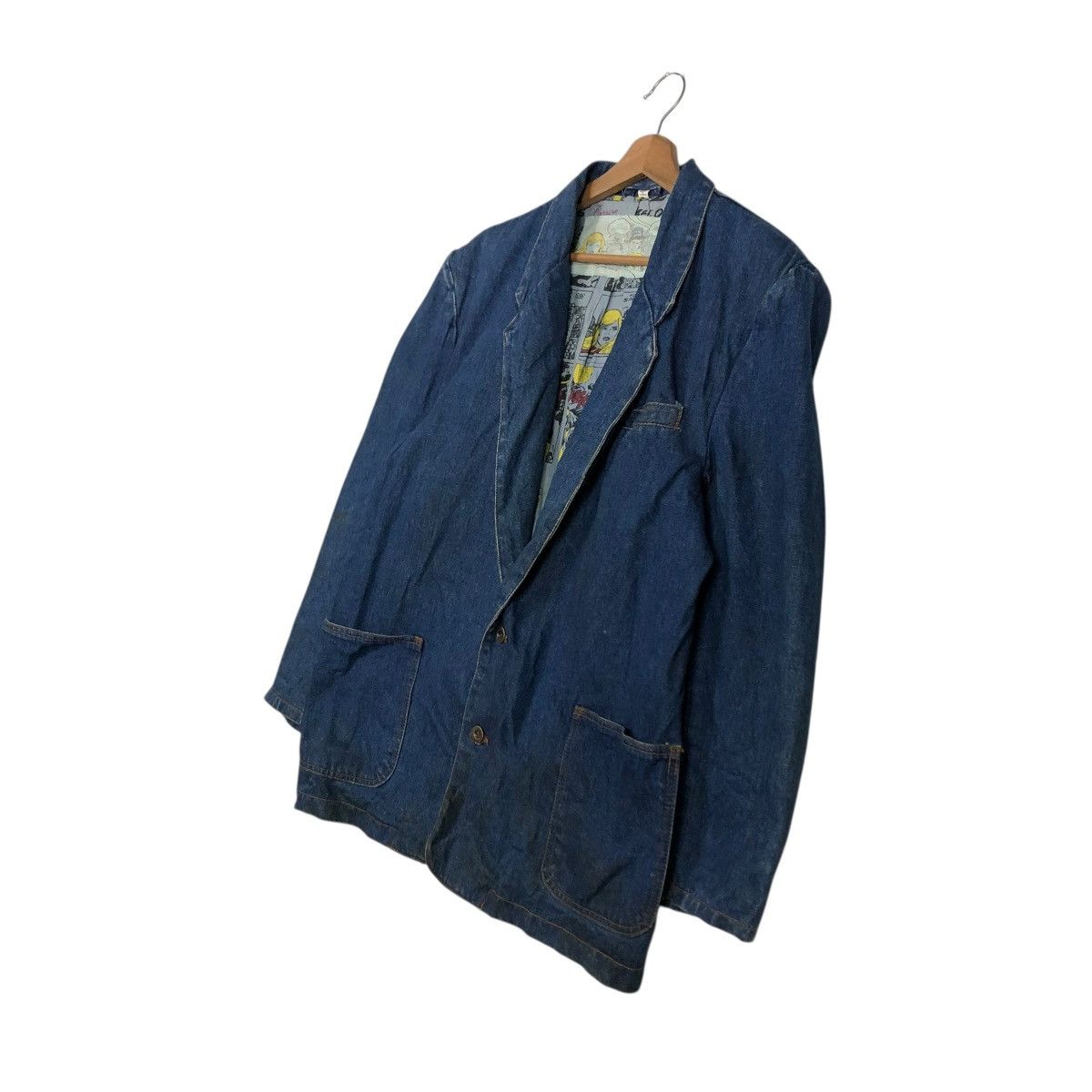 Hysteric Glamour 🔥VINTAGE CHORE WORK DENIM JACKET CARTOON BLANKET 1996 Size US M / EU 48-50 / 2 - 5 Thumbnail