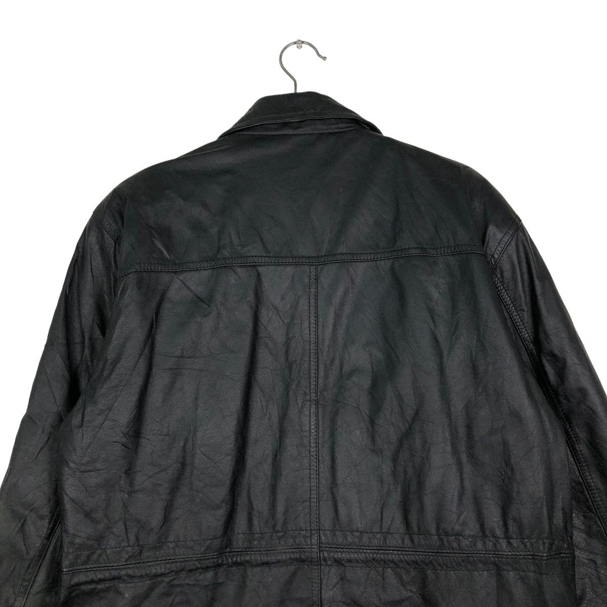 Japanese Brand 🔥VINTAGE BIKER LEATHER JACKET RACER DURANTE JAPAN Size US M / EU 48-50 / 2 - 9 Thumbnail