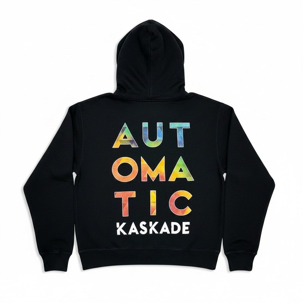 Independent Trading Co. Kaskade Automatic Medium Two Sided Full Zip Black Hoodie Size US M / EU 48-50 / 2 - 1 Thumbnail