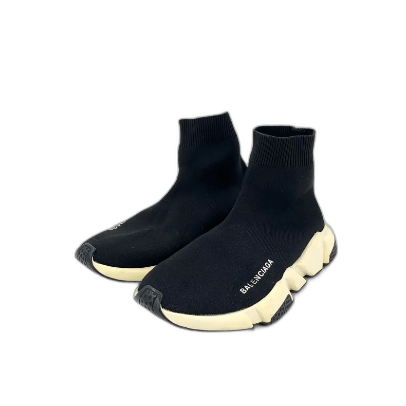 Balenciaga Balenciaga Black Logo Thick Sole Casual Socks Size ONE SIZE - 1 Thumbnail