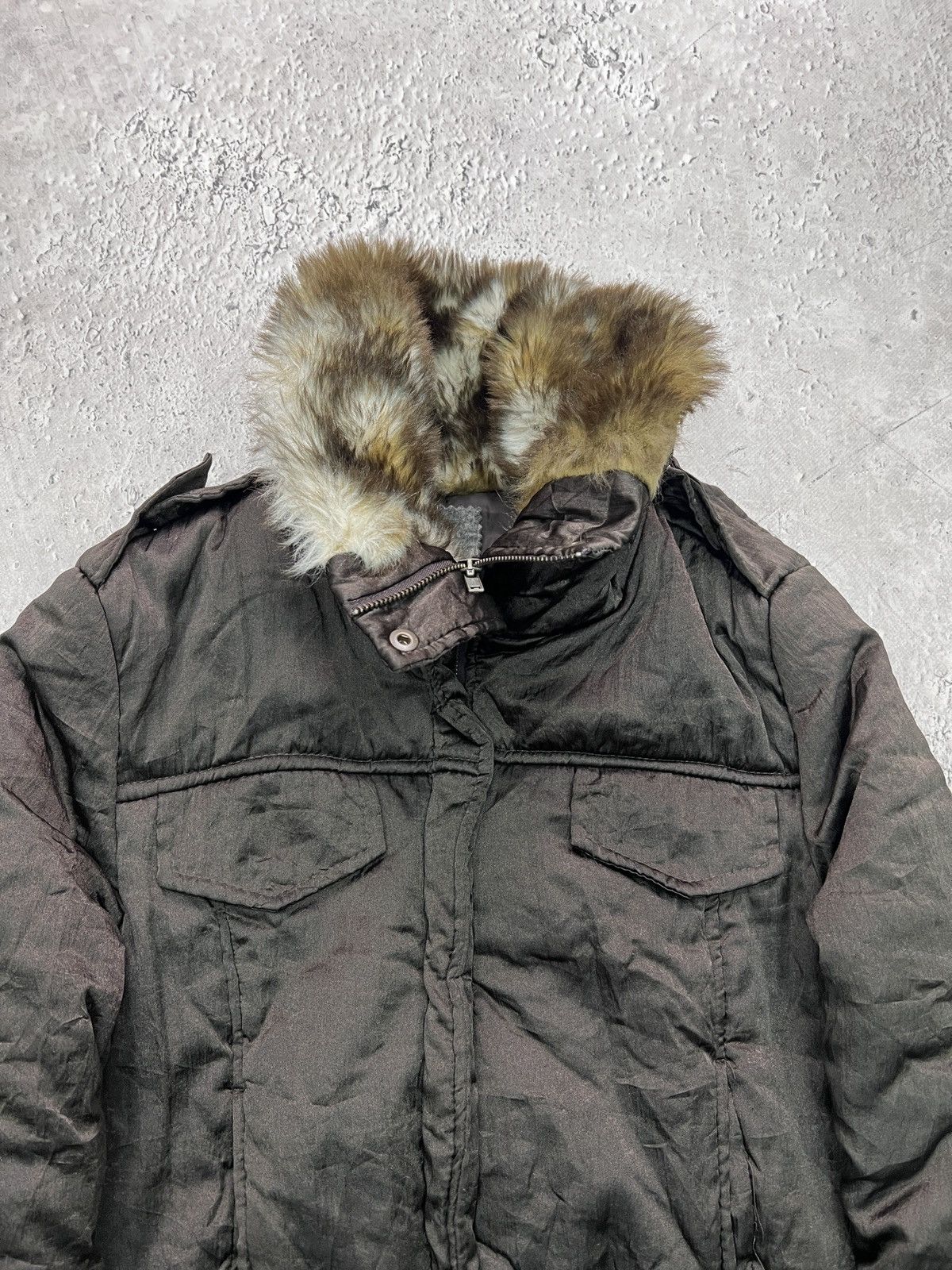 If Six Was Nine Y2k Japanese Fur collar If six was nine gothic bomber jacket Size US S / EU 44-46 / 1 - 7 Thumbnail
