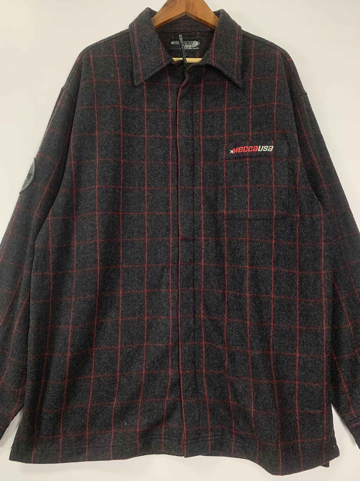 Japanese Brand × Vintage Vintage Mecca USA Wool Jacket Size US L / EU 52-54 / 3 - 2 Thumbnail