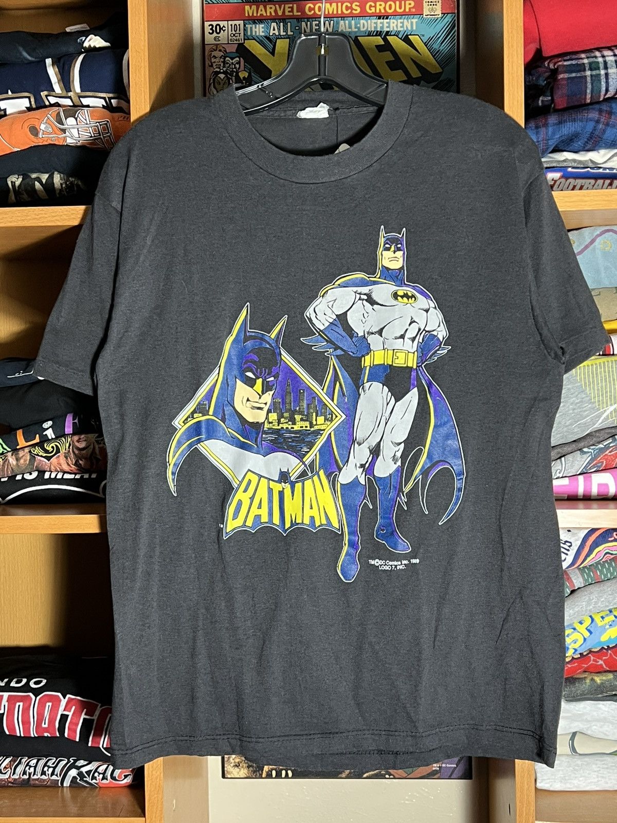 Other Vintage 80s DC Batman Bat Symbol Logo Comics Tee Size US L / EU 52-54 / 3 - 1 Thumbnail