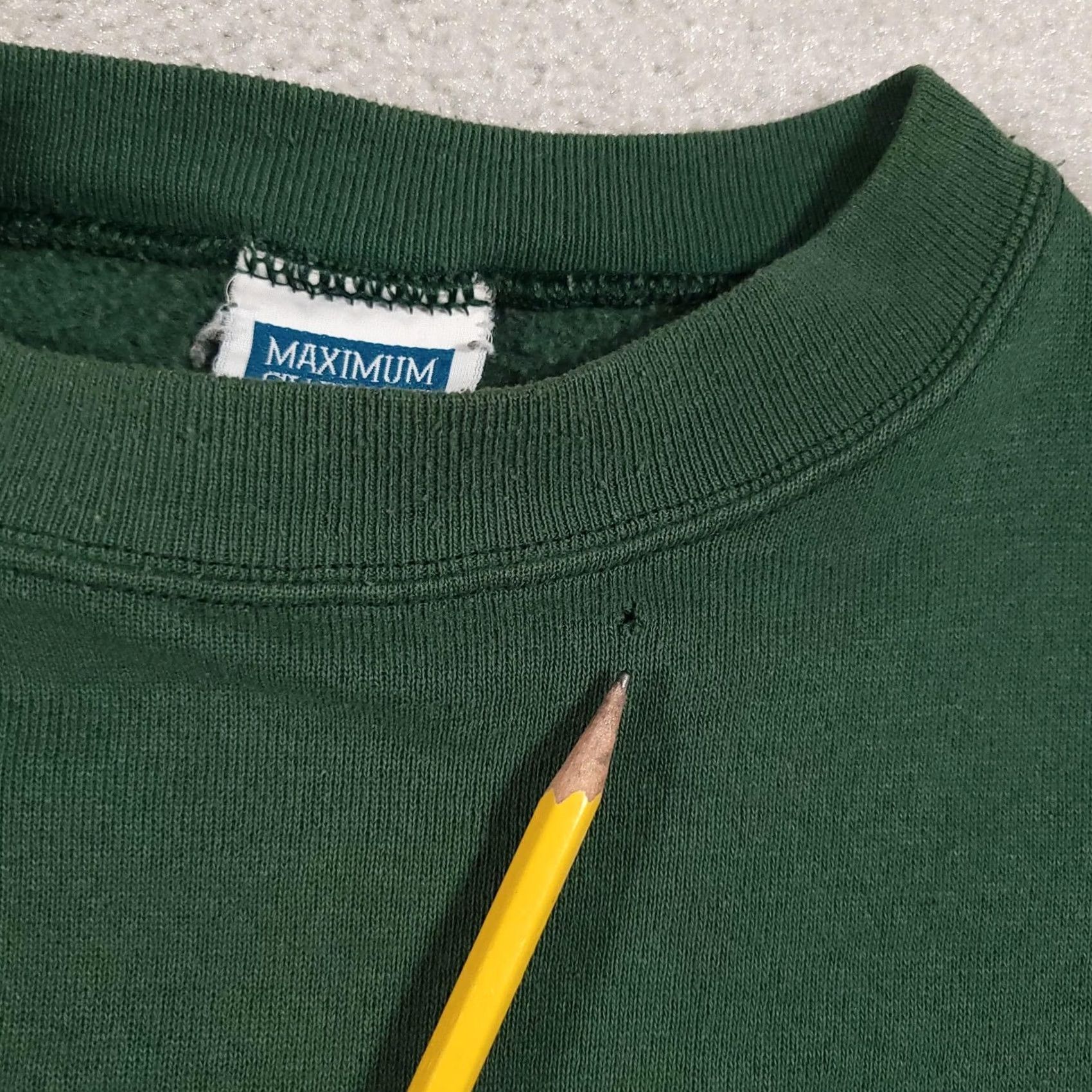 Vintage VINTAGE Maximum Sweats Sweatshirt Mens XL Green Crewneck Pullover Cotton Blend 50/50 Solid Fleece Size US XL / EU 56 / 4 - 5 Thumbnail