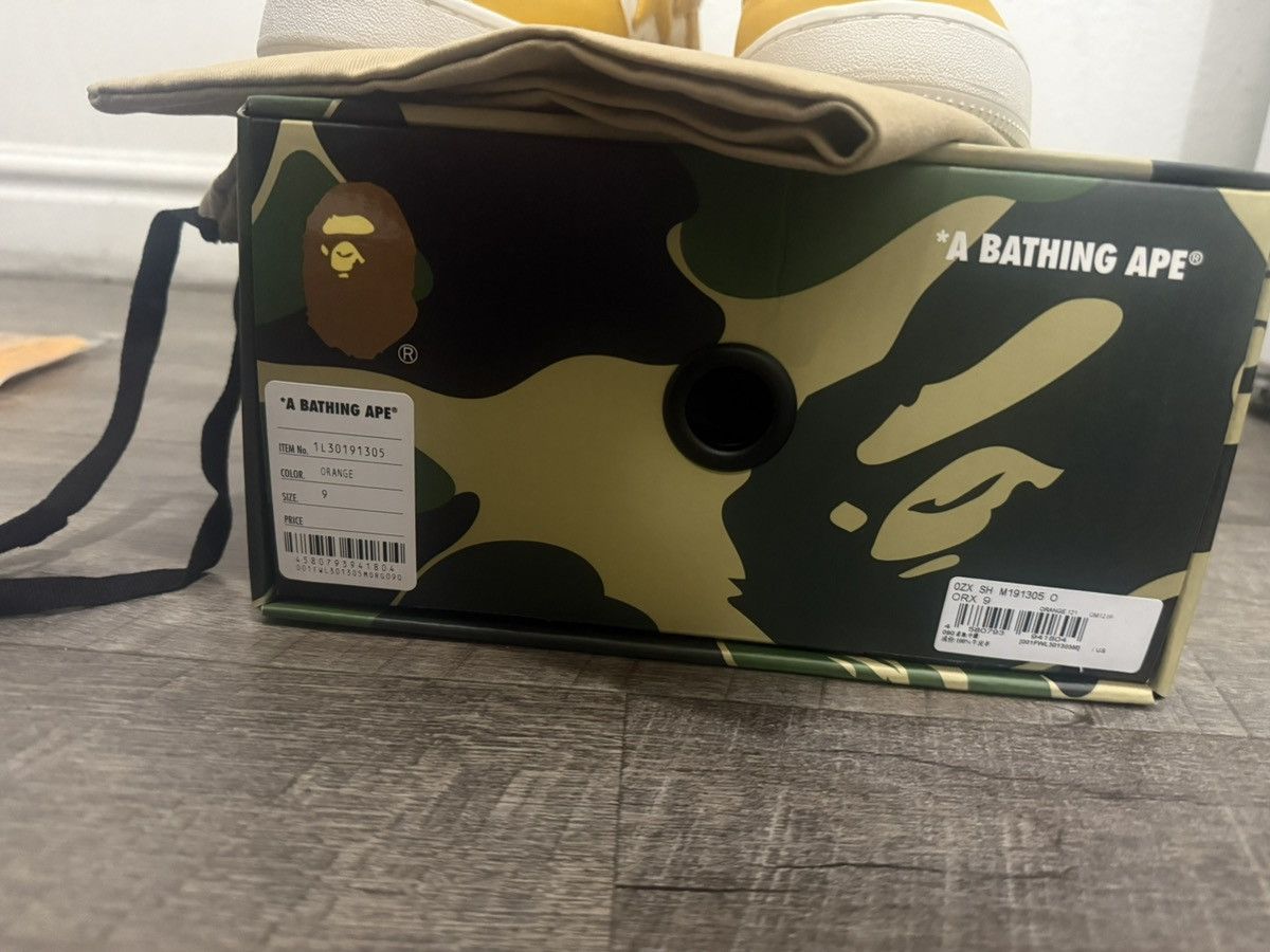 Bape Orange Cloud bapesta #3 Size US 9 / EU 42 - 8 Thumbnail
