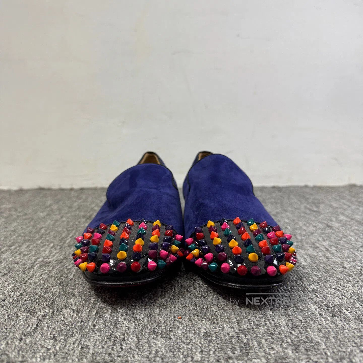 Christian Louboutin Christian Louboutin Rainbow riveted suede Lefort shoes| Size US 7.5 / EU 40-41 - 2 Thumbnail