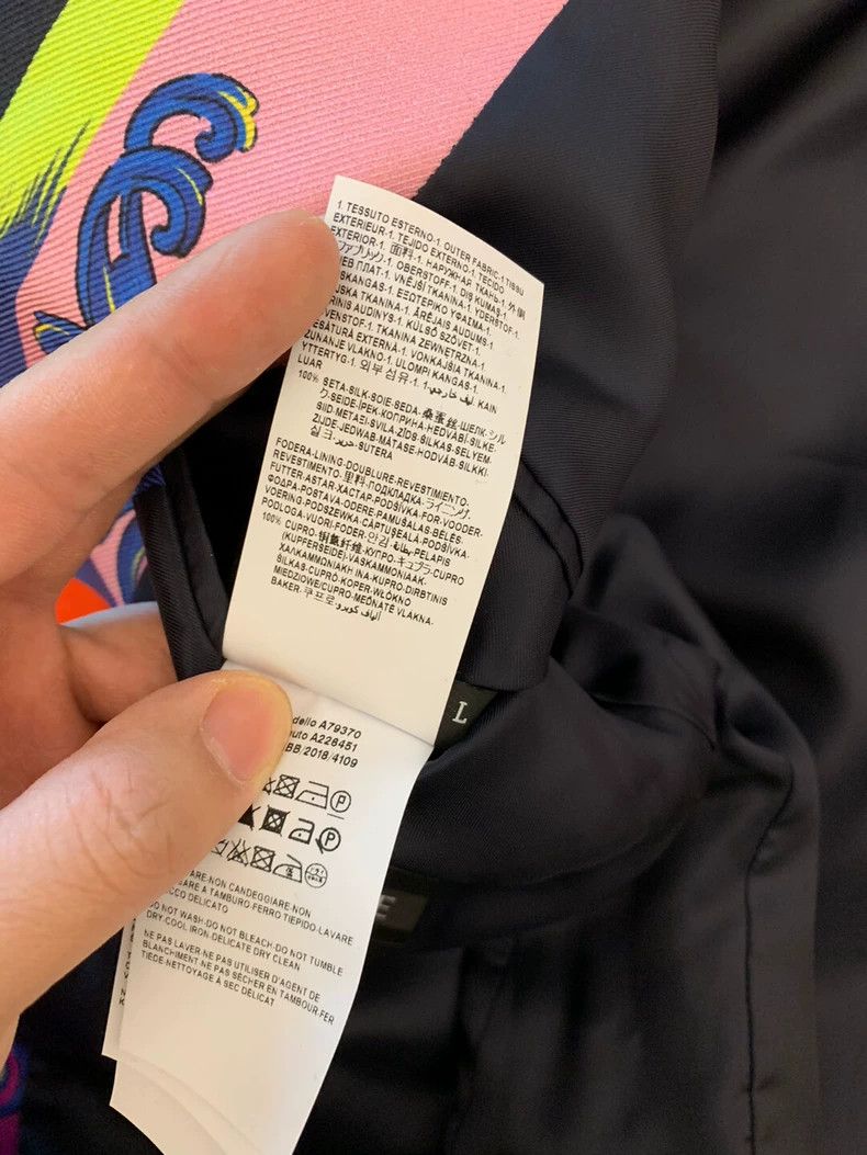 Versace Versace Mulberry silk jacket coat Size L / US 10 / IT 46 - 5 Thumbnail