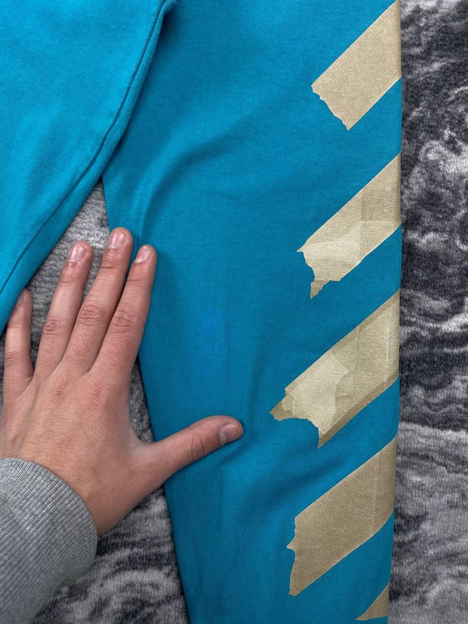 Off-White Off-White Tape Arrows Long Sleeve Big Logo Men Size XL Blue Size US XL / EU 56 / 4 - 12 Thumbnail