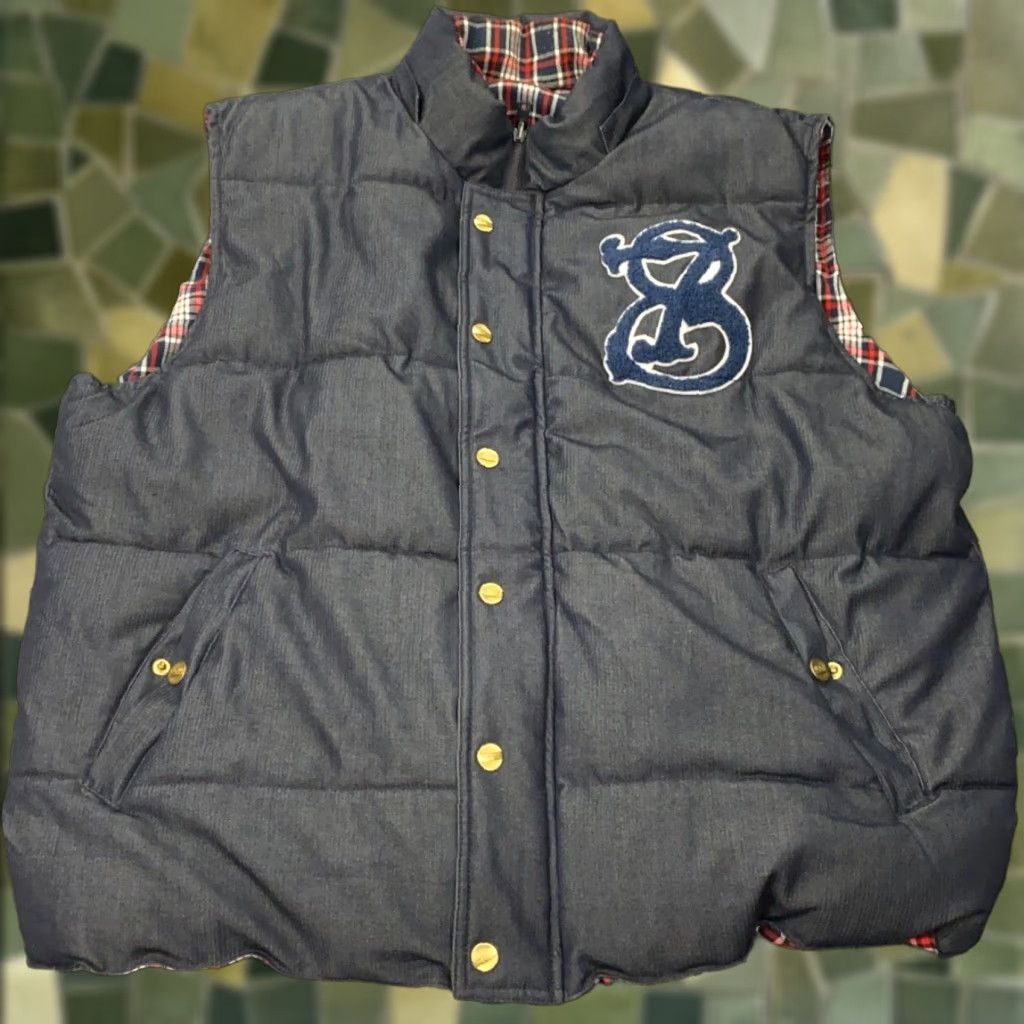 Vintage VINTAGE Eight 732 Vest Mens XL Blue/Plaid Reversible Winter Outdoors Trucker Size US XL / EU 56 / 4 - 1 Thumbnail