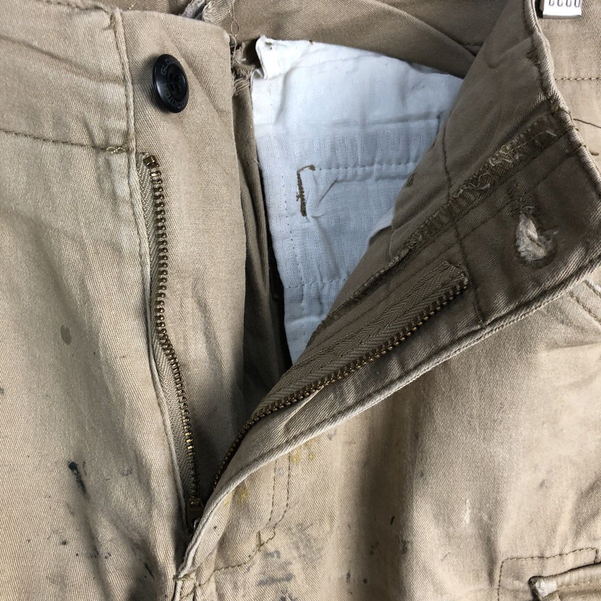 Japanese Brand DLL Gladiotor Brown Cargo Multpocket Pants #C111 Size US 33 - 17 Thumbnail
