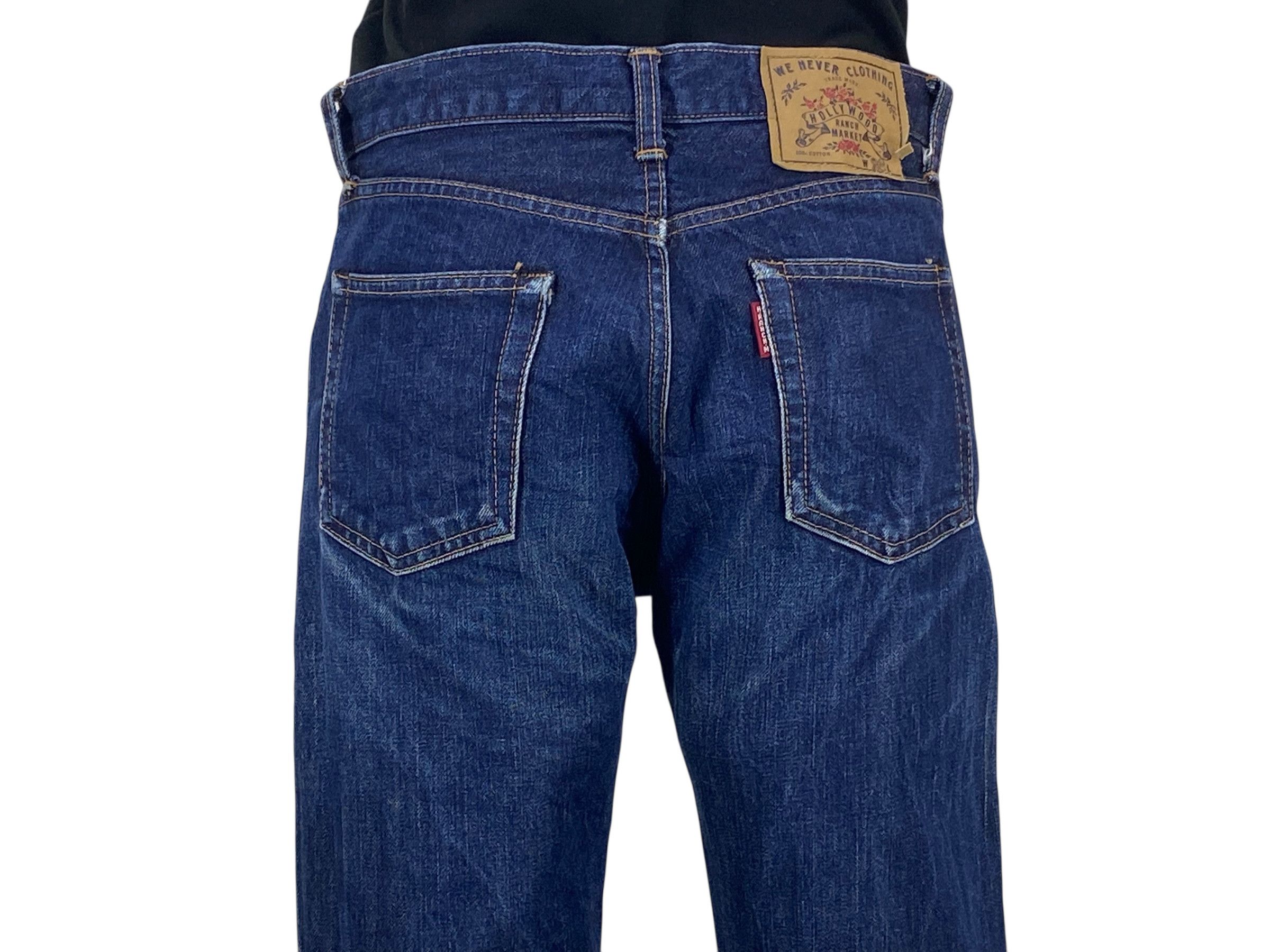 Japanese Brand HRM Tapered Leg Jeans Size US 28 / EU 44 - 6 Thumbnail