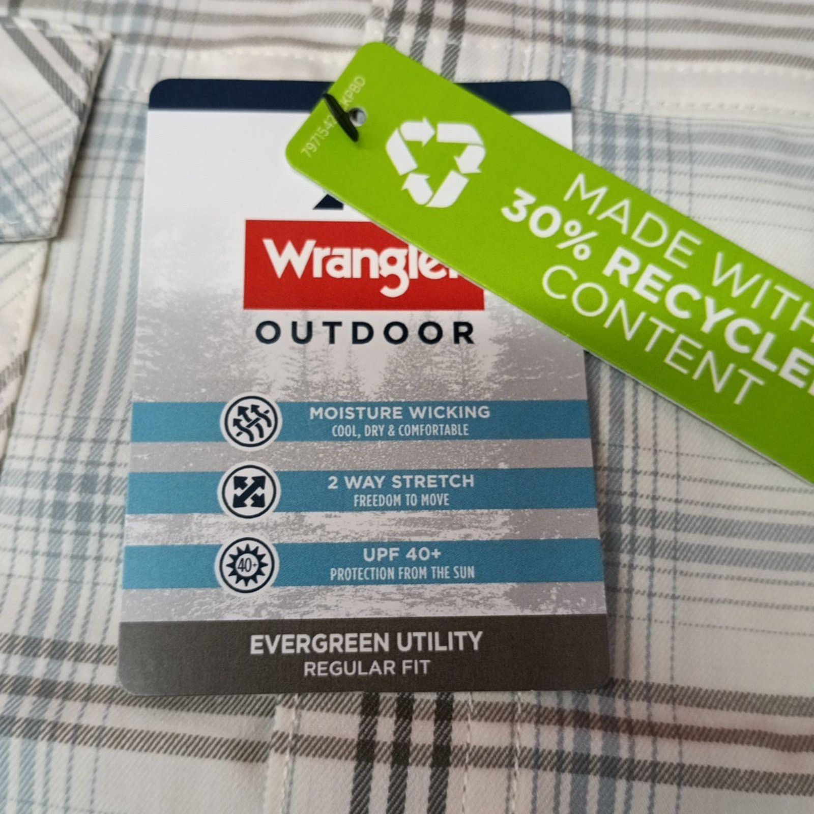 Wrangler Wrangler Shirt Men's 3XL Multi Convertible Sleeves Evergreen Size US XXL / EU 58 / 5 - 4 Thumbnail
