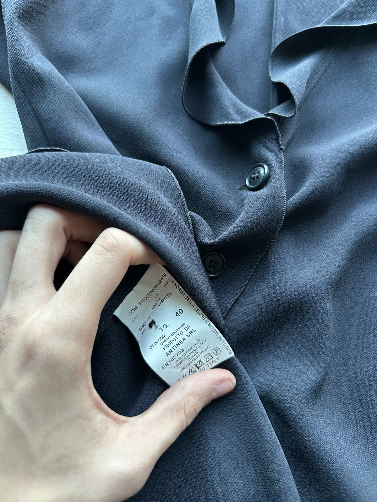 Armani 🚨AVANT GARDE ARMANI 90s RARE longsleeve BLOUSES Y2K LUXURY Size M / US 6-8 / IT 42-44 - 5 Thumbnail