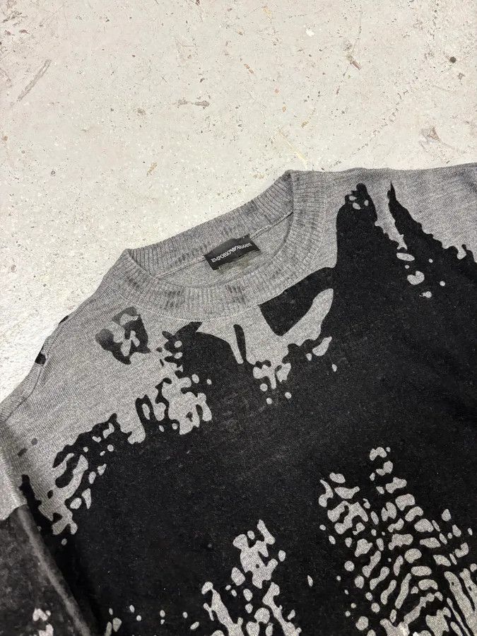 Emporio Armani FW2019 Emporio Armani Abstract Skyscrapers Grey Sweater Size US M / EU 48-50 / 2 - 5 Thumbnail