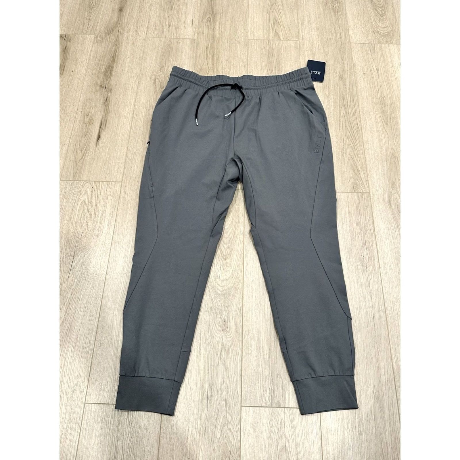 Asics BYLT Jogger Pants Men 3XL Gray NWT Activewear Athletic Performance Tapered Drawstring Pants Size US 39 - 2 Thumbnail