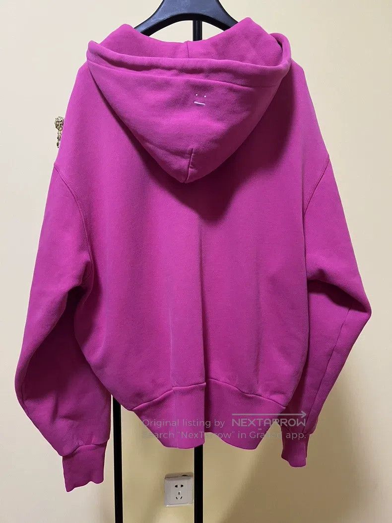 Acne Studios Acne Studios Dragon fruit color hooded sweatshirt Size XXS / US 00 / IT 34 - 3 Thumbnail