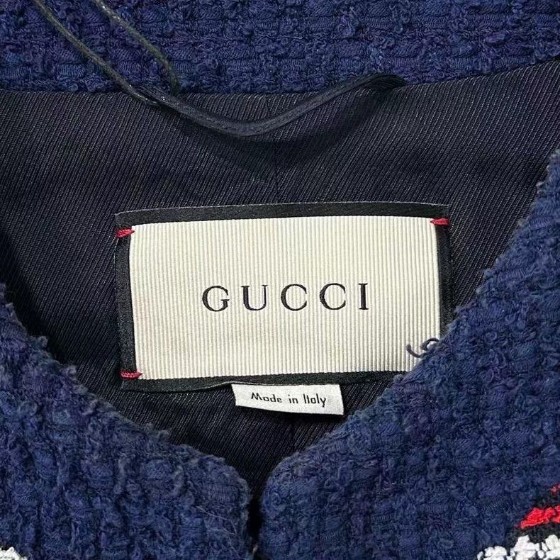 Gucci Gucci Tweed horizontal pattern multi-ray star cardigan jack Size XS / US 0-2 / IT 36-38 - 6 Thumbnail