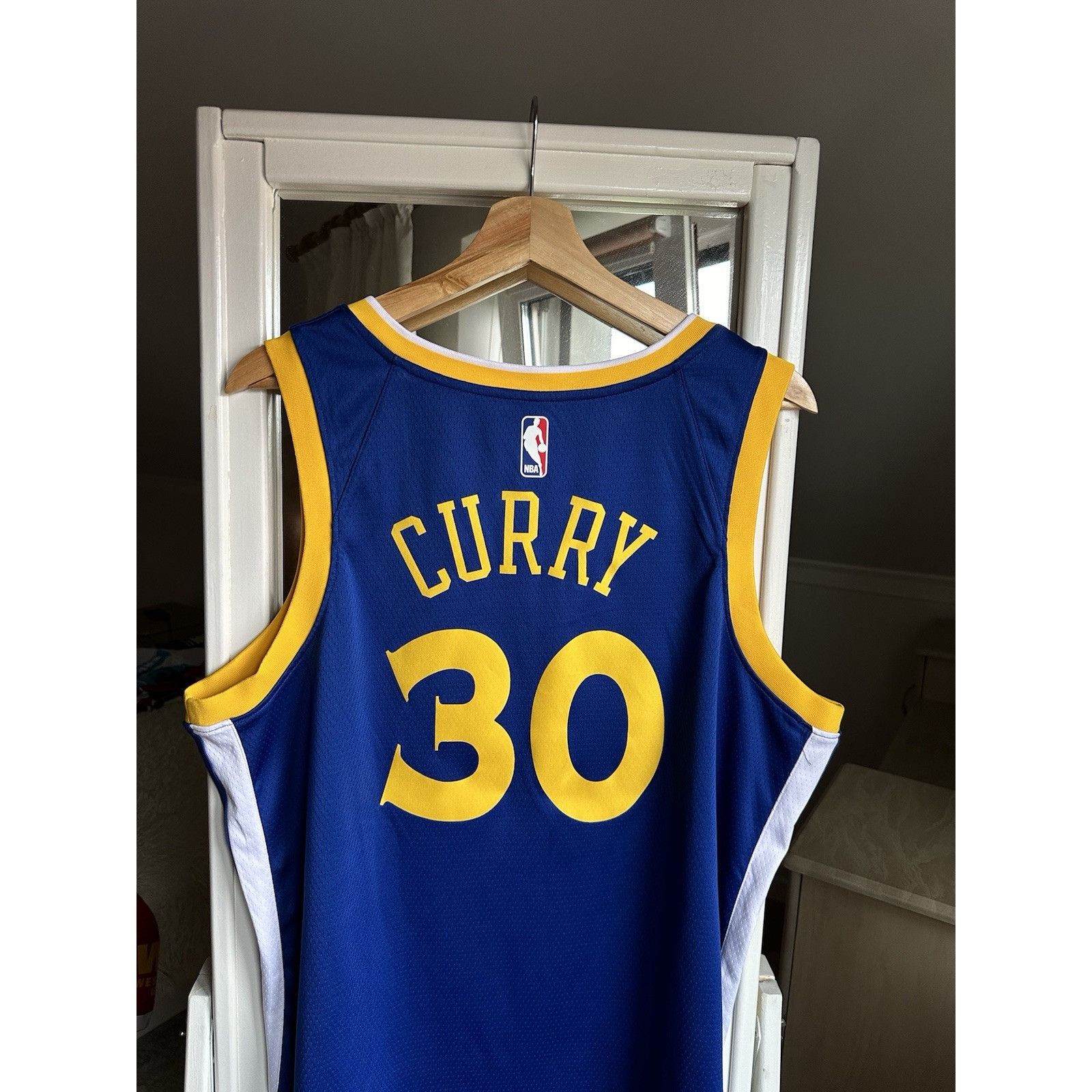 Nike Mens Nike Nba Golden State Warriors Stephen Curry Basketball Size US L / EU 52-54 / 3 - 10 Thumbnail