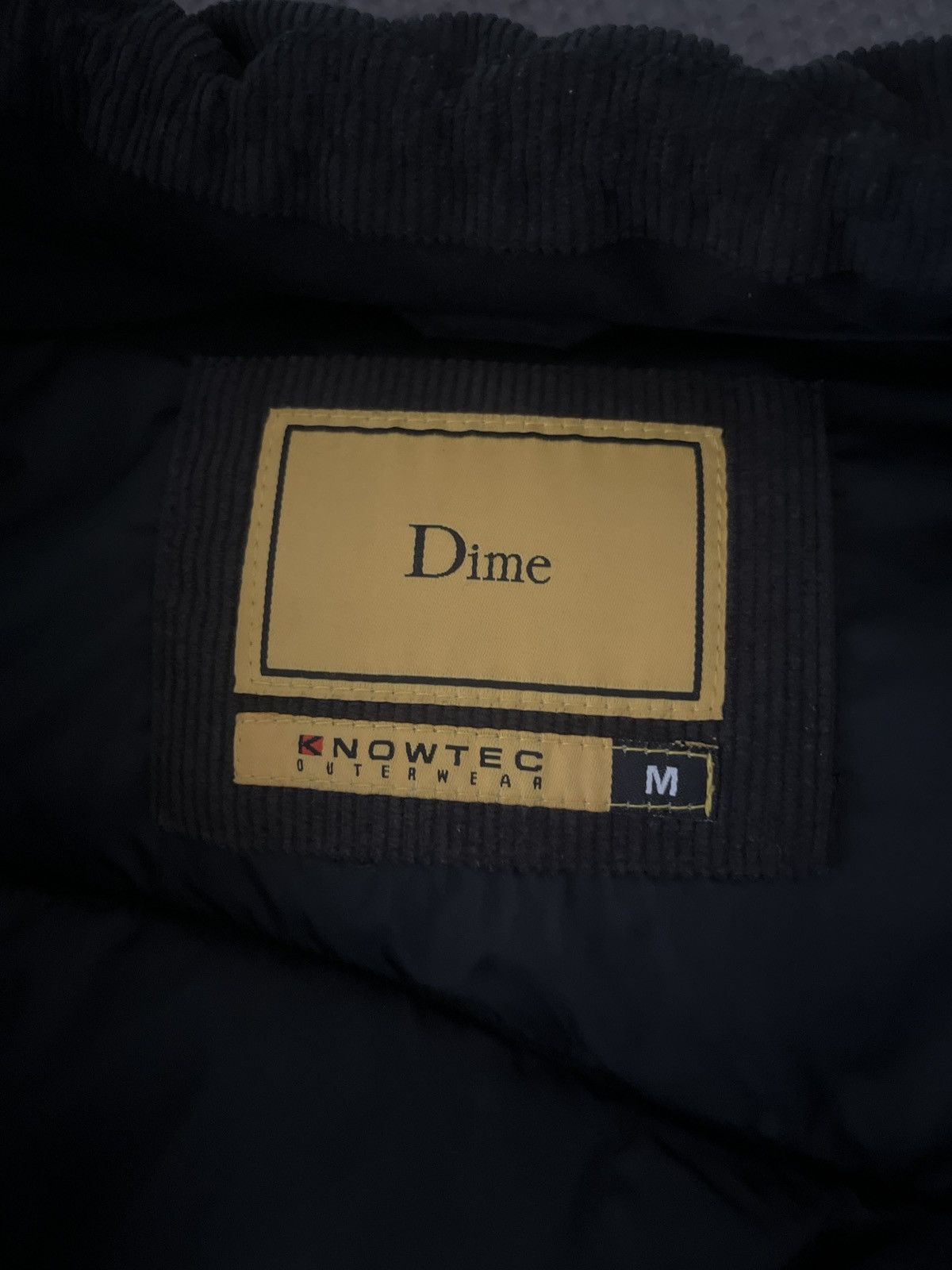 Dime Dime Corduroy Wave Puffer Jacket | Grailed