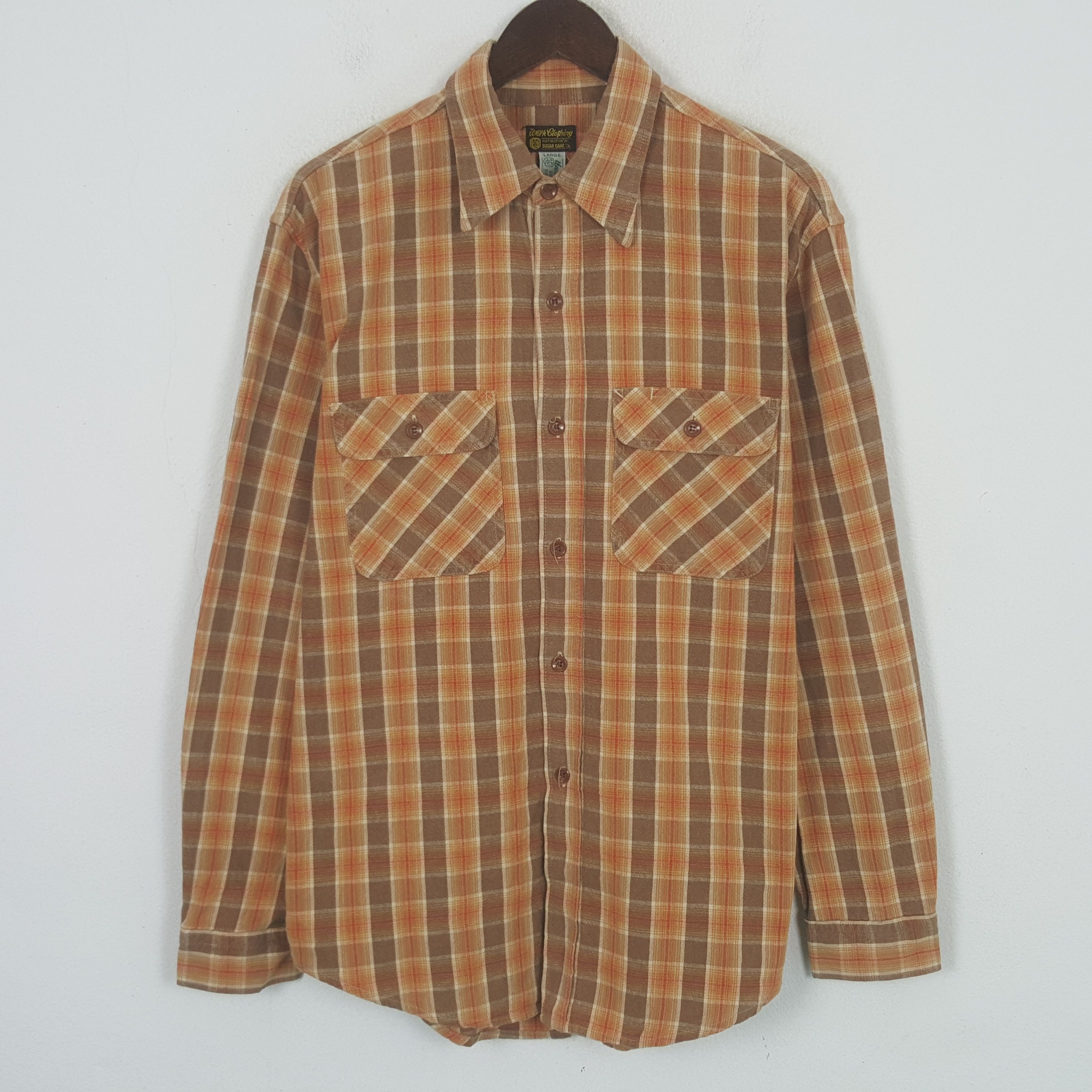 Sugar Cane Vintage Sugar Cane Worker Button Up Shirt Size US M / EU 48-50 / 2 - 1 Thumbnail