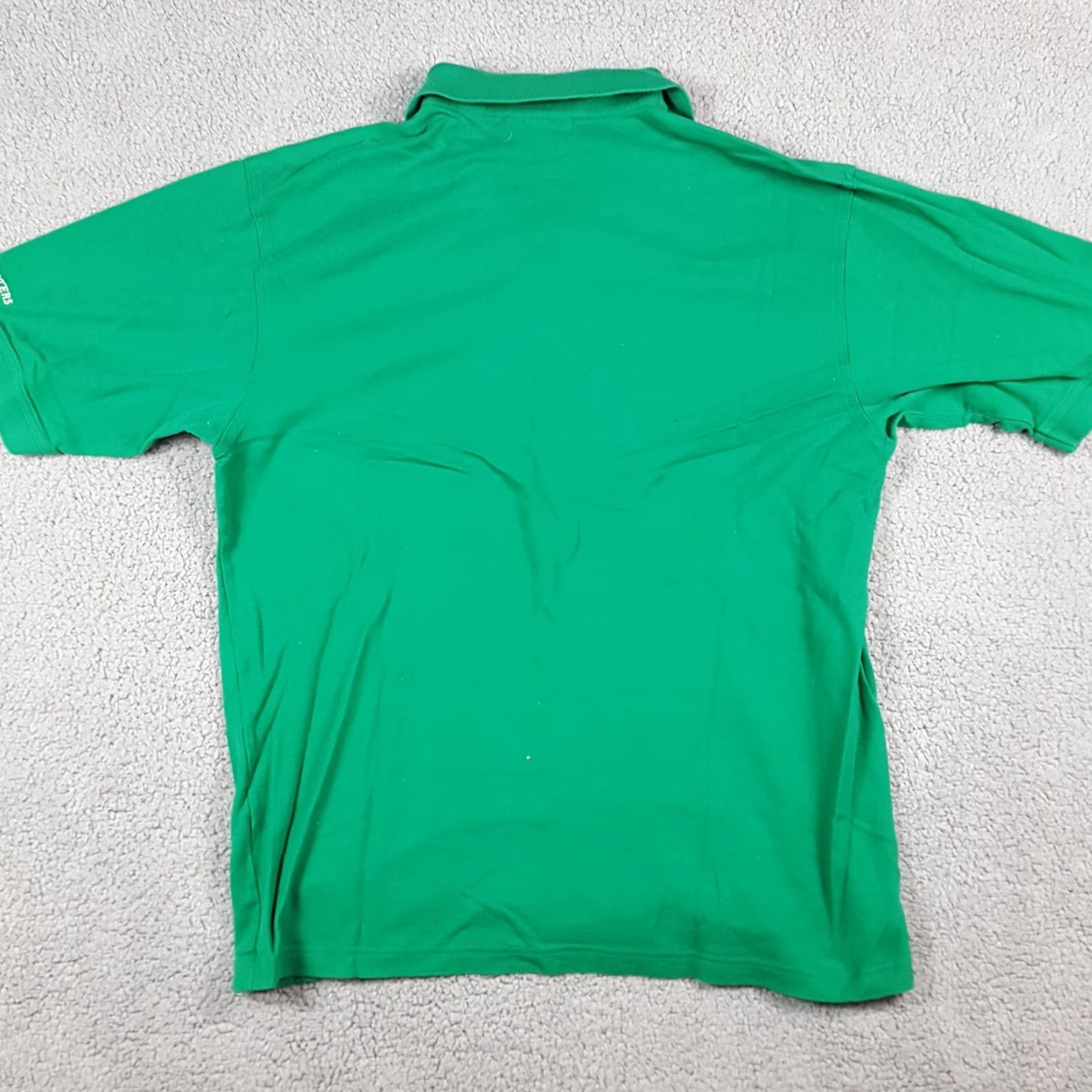 Vintage VINTAGE Masters Golf Polo Shirt Green XL Button Collar Logo - Adult Polo, Short Sleeve, Cotton, Regular Fit, 90s/Preppy/Surf Theme, Mens Size US XL / EU 56 / 4 - 5 Thumbnail