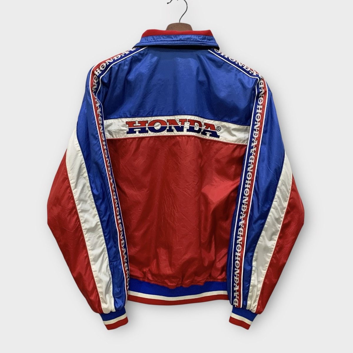 80s HONDA Racing Team デサント リバーシブル中綿ジャケット Honda VINTAGE 1980s HONDA RACING TEAM JACKET SIDE TAPE REVERSIBLE