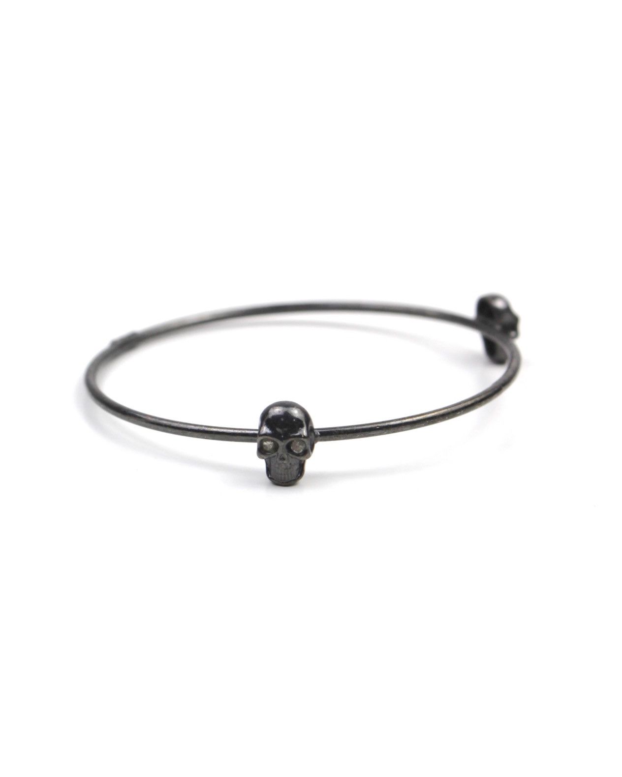 Vintage 2000S JAPANESE MADE SHADOW SKULL BRACELET Size ONE SIZE - 2 Thumbnail