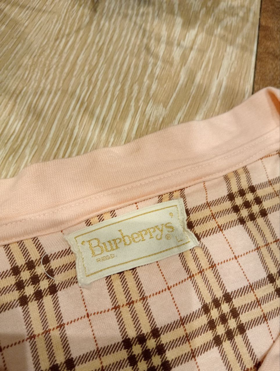 Burberry BURBERRYS JAPAN NOVA CHECK COTTON HENLEY NECK KNIT Size US L / EU 52-54 / 3 - 4 Thumbnail