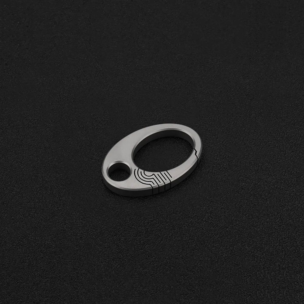 Other 2Pcs Titanium Buckle Car Key Ring EDC Keychain Camping Tool Size ONE SIZE - 5 Thumbnail
