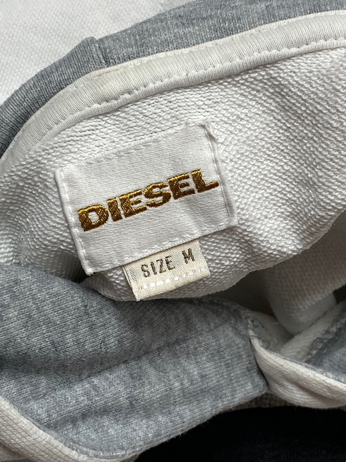 Diesel Vintage DIESEL Punk Head Screaming White Hoodie Y2K Size US M / EU 48-50 / 2 - 3 Thumbnail