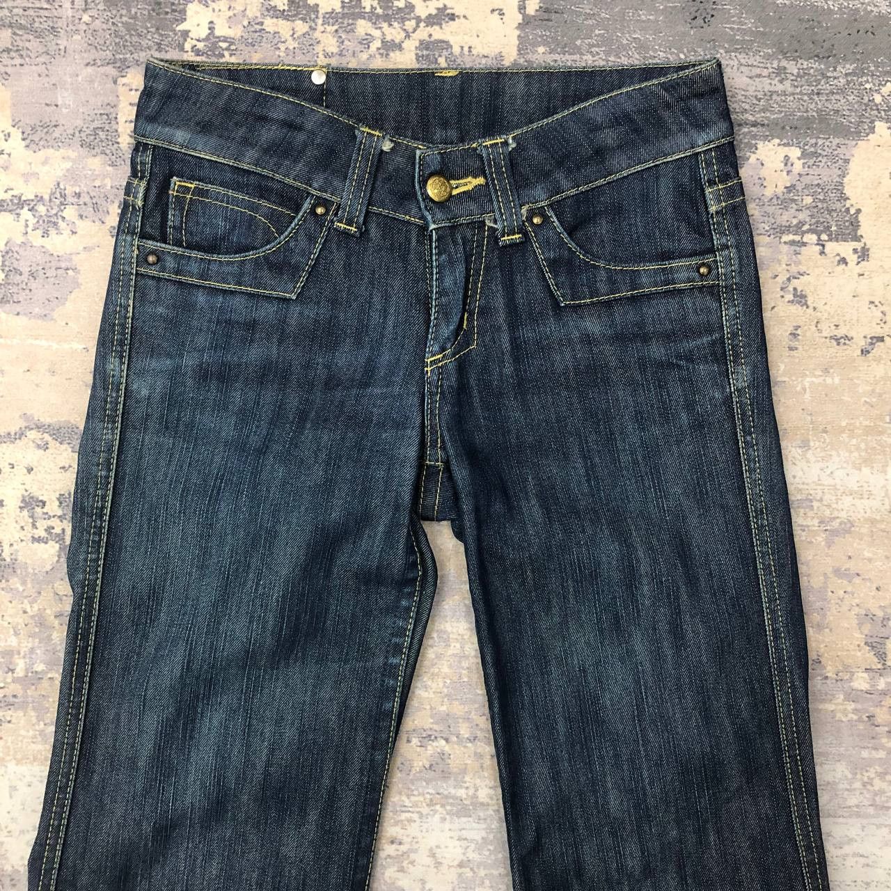 If Six Was Nine × Japanese Brand P805 QUEEN'S LOW FLARED JAPAN JEANS Size US 28 / EU 44 - 3 Thumbnail