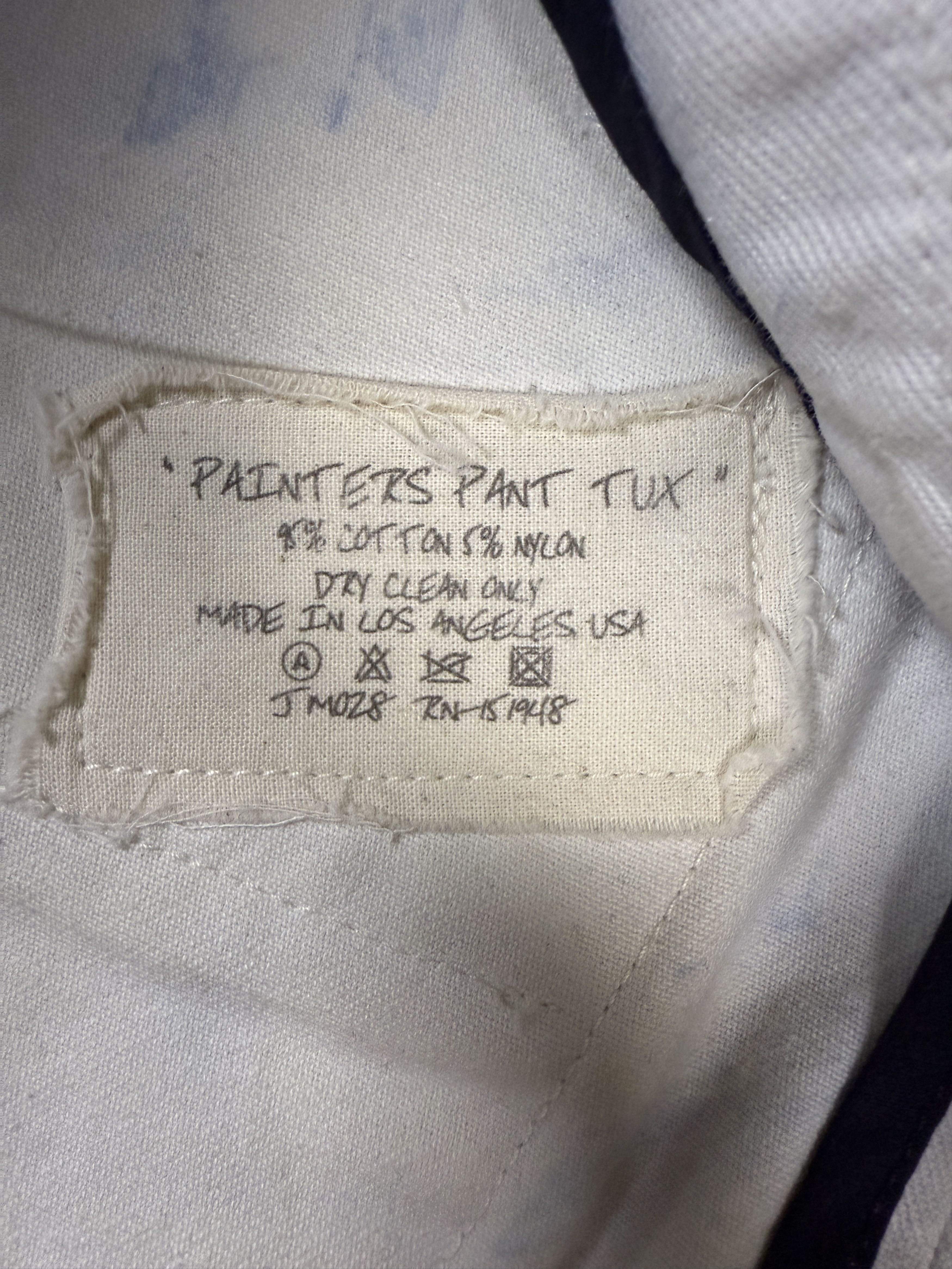 Greg Lauren $1250 Greg Lauren Painters Pant Tux Jacket Size US XL / EU 56 / 4 - 9 Thumbnail