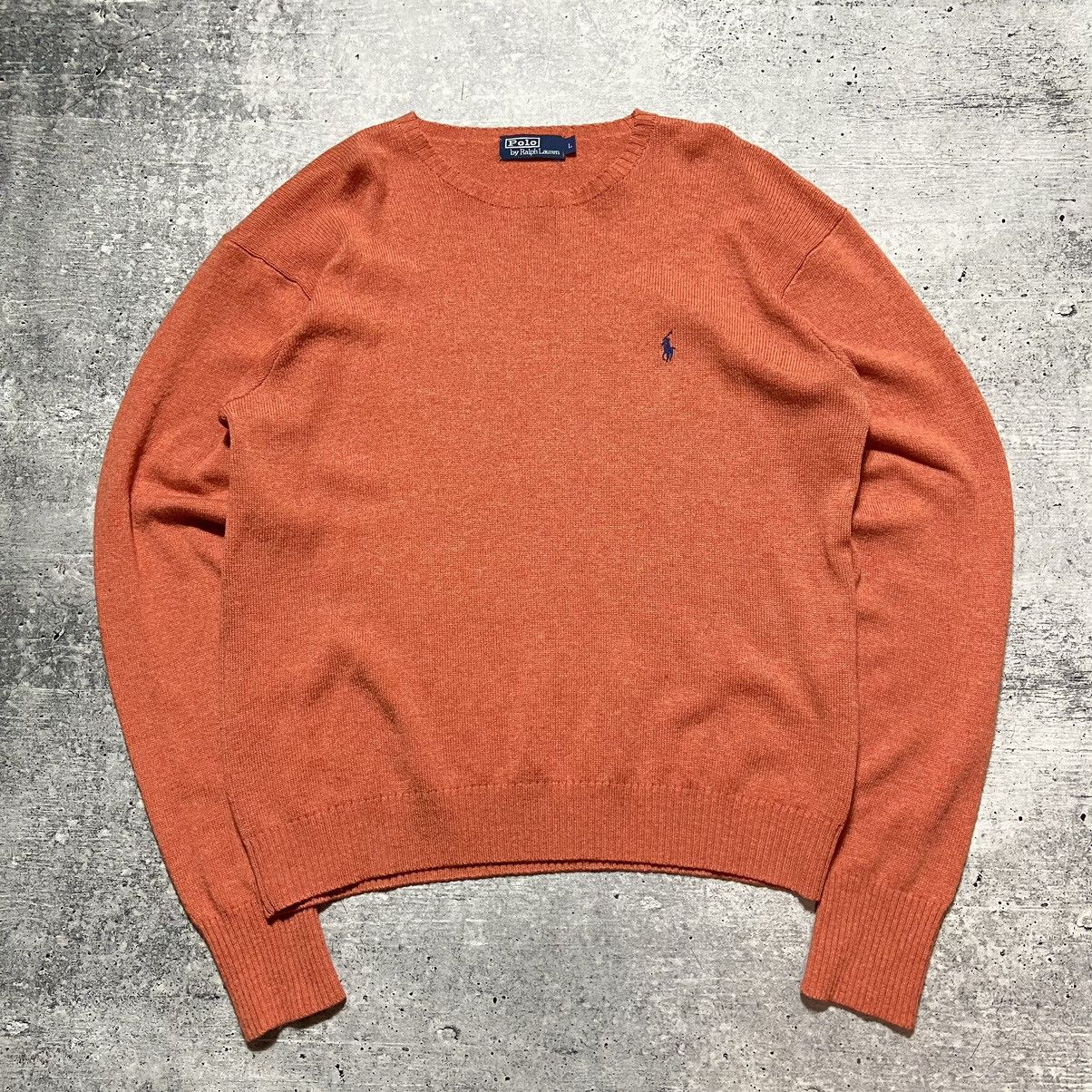 Japanese Brand × Polo Ralph Lauren × Vintage 📌 Vintage Polo Ralph Lauren Carrot Wool Sweater Size US L / EU 52-54 / 3 - 6 Thumbnail