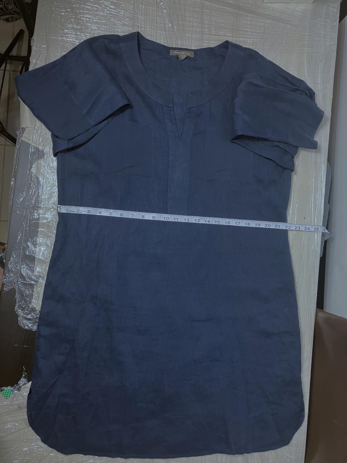 Tommy Bahama Tommy Bahama Linen Tunic Blue XL Relaxed Fit Size XL / US 12-14 / IT 48-50 - 5 Thumbnail