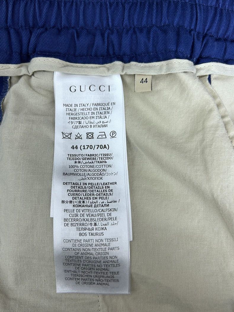 Gucci Gucci Blue printed casual pants Size US 28 / EU 44 - 4 Thumbnail