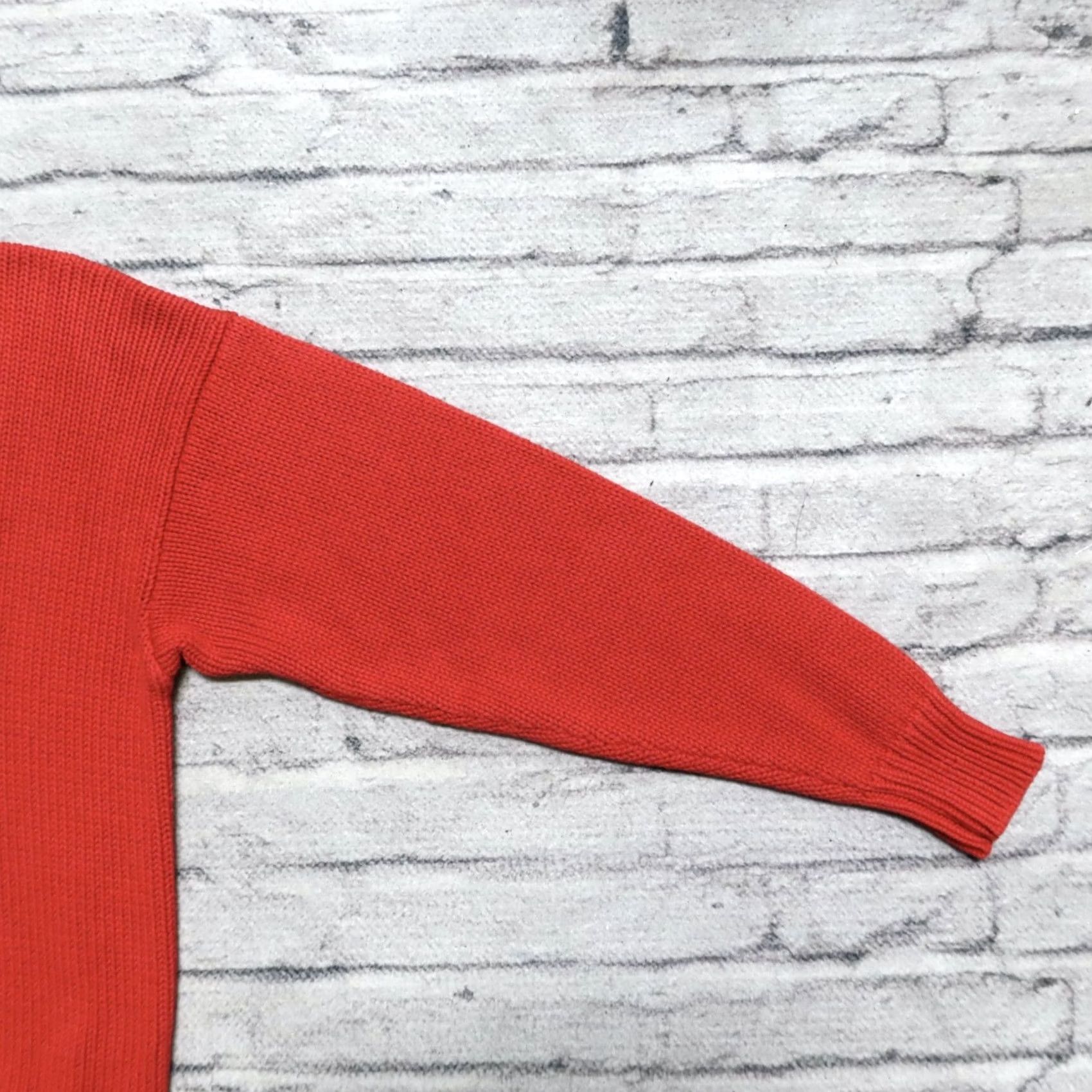 Ralph Lauren Vintage Ralph Lauren Logo Knit Sweater Shirt Men S Red 90s Size US S / EU 44-46 / 1 - 6 Thumbnail