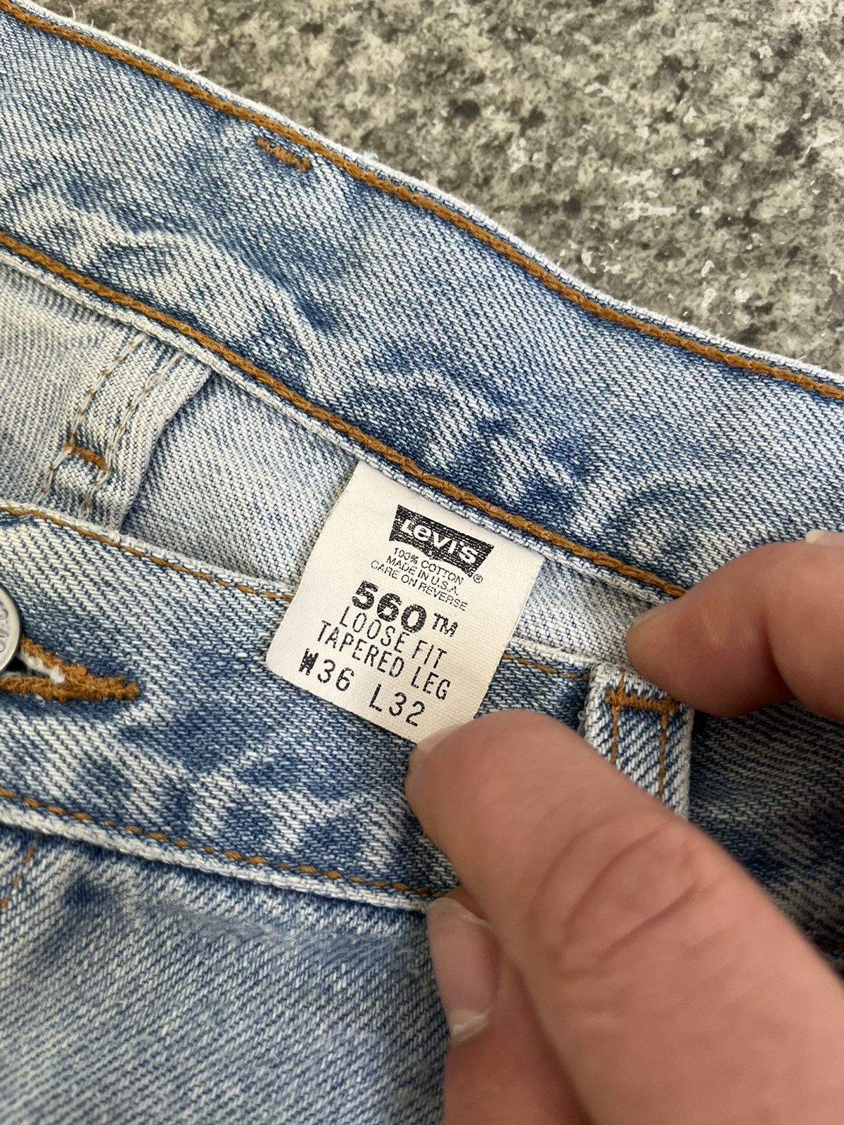 Levi's × Levi's Vintage Clothing Vintage 560 Levi’s made in Usa w36 l32 Size US 36 / EU 52 - 6 Thumbnail