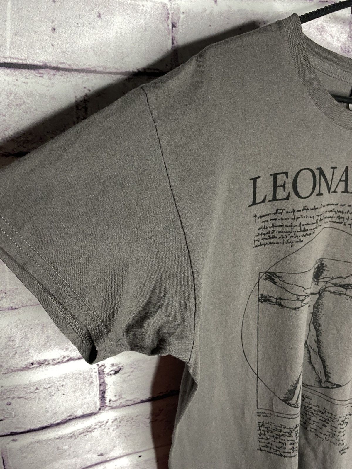 Arts & Science Mens Vintage Leonardo Da Vinci Graphic Print Art T-Shit Size US L / EU 52-54 / 3 - 3 Thumbnail