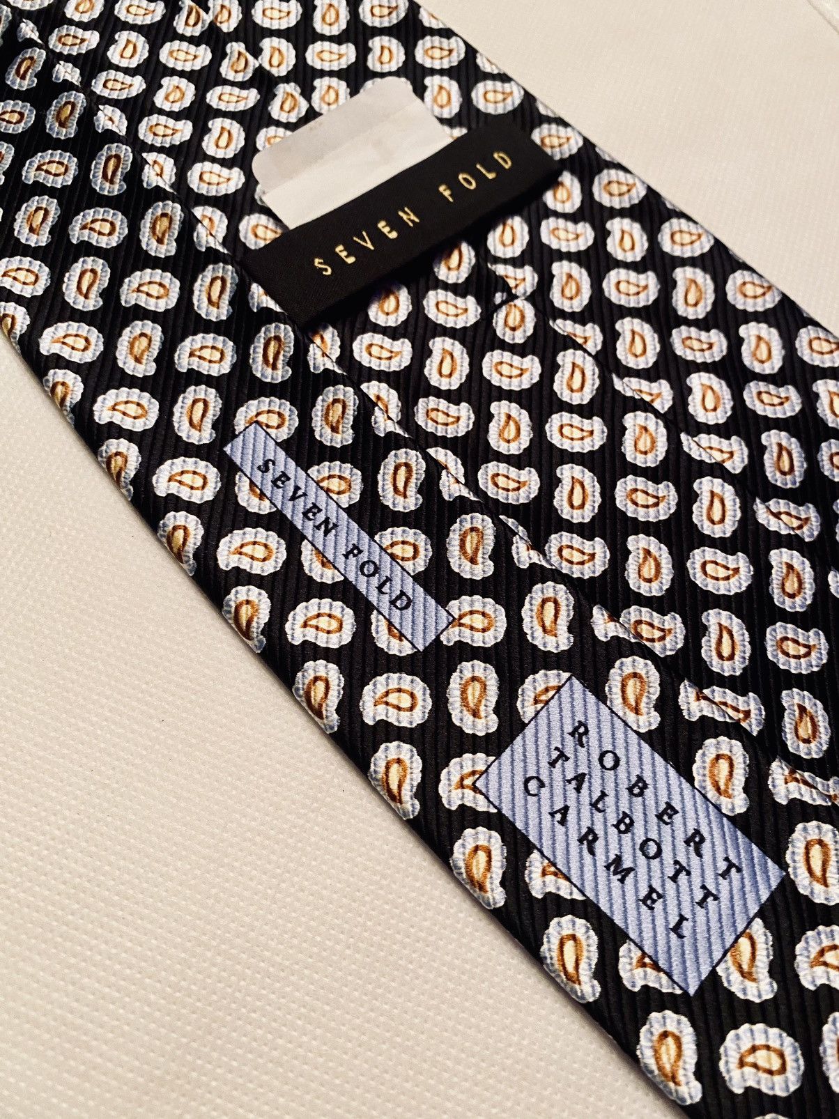 Robert Talbott Robert Talbott 🇺🇸 Carmel LE Navy seven fold tie #33 of 40 NWT Size ONE SIZE - 6 Thumbnail
