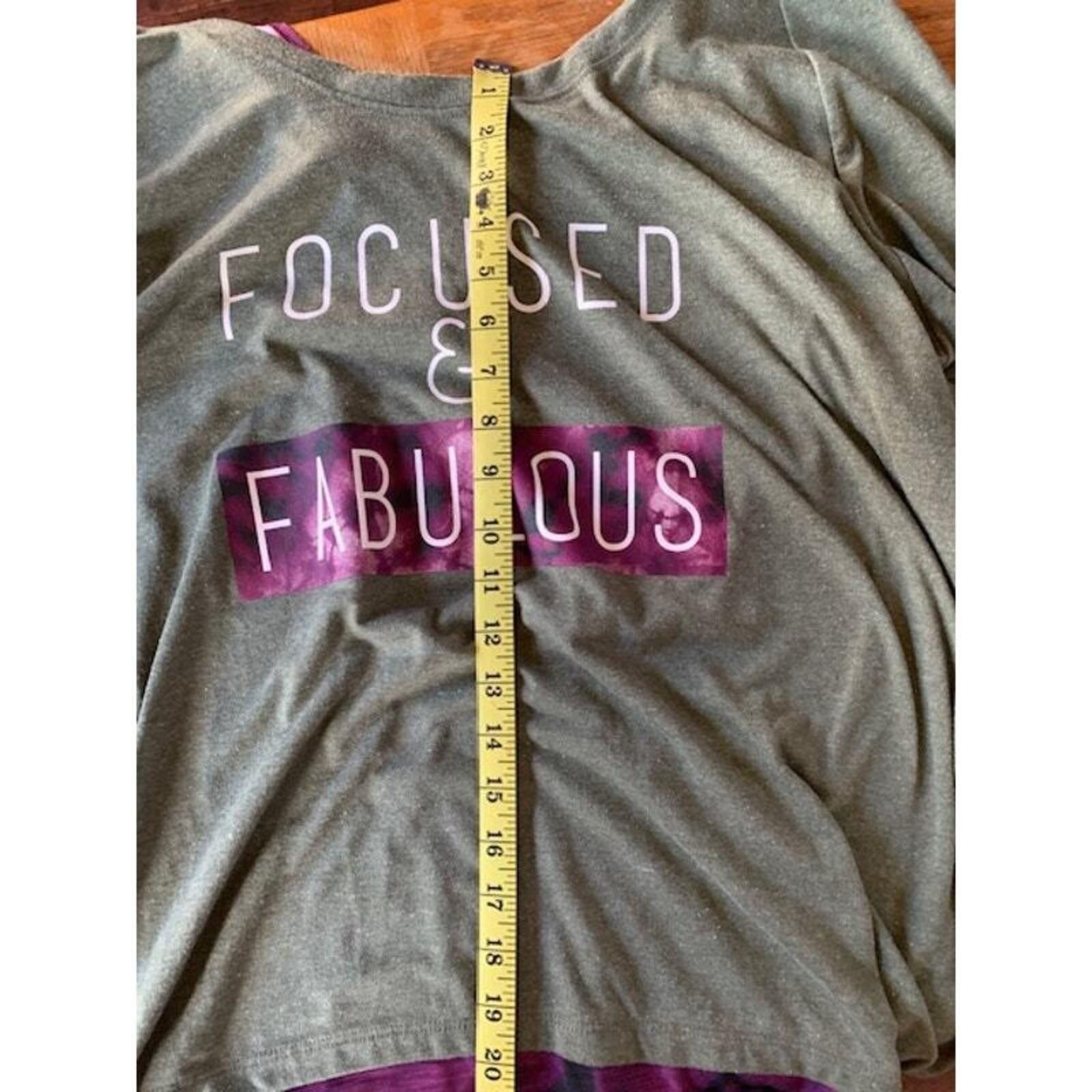 Fruit Of The Loom Fit for Me, 4X(26W-28W) Women's Yoga/Workout Shirt Size M / US 6-8 / IT 42-44 - 4 Thumbnail