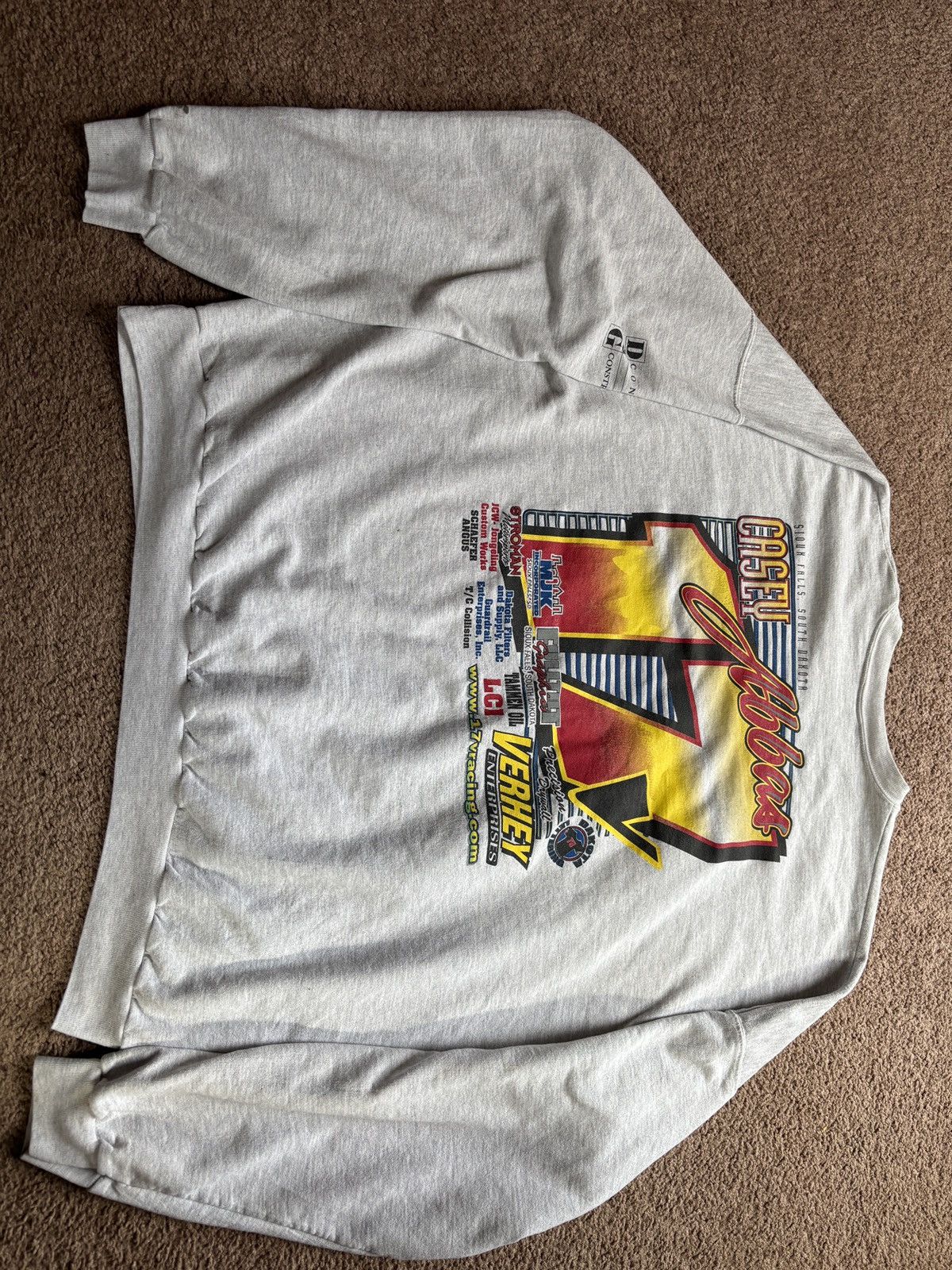 Hanes Casey Abbas Vintage Crewneck Size US XXL / EU 58 / 5 - 2 Thumbnail
