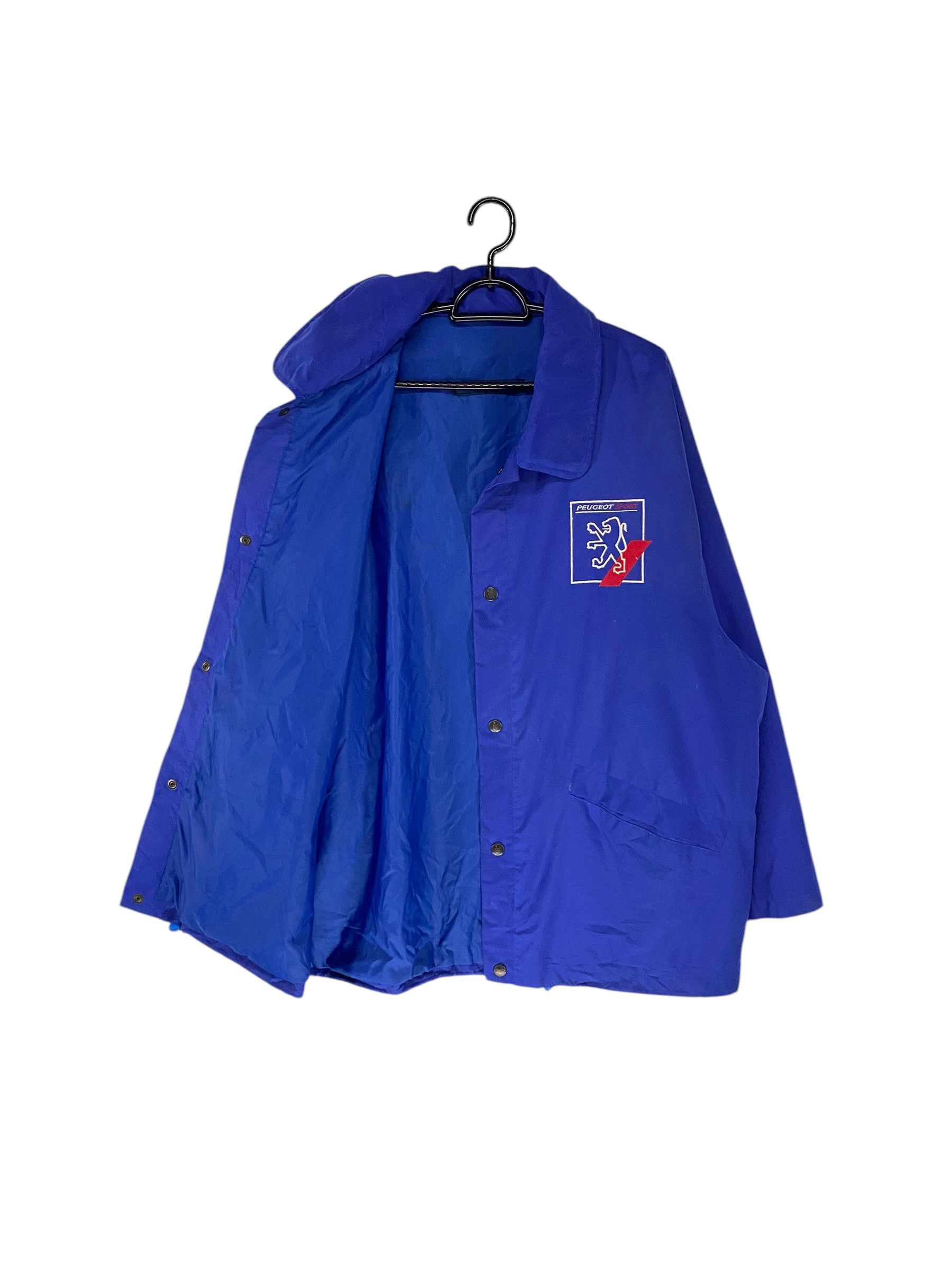 Vintage 90s Peugeot CLAAS embroidered logo coah jacket Size US L / EU 52-54 / 3 - 3 Thumbnail