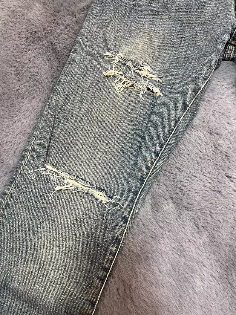 Saint Laurent Paris Saint Laurent Paris14 Fall/Winter Four-Cut Washed Blue Jea Size US 32 / EU 48 - 6 Thumbnail
