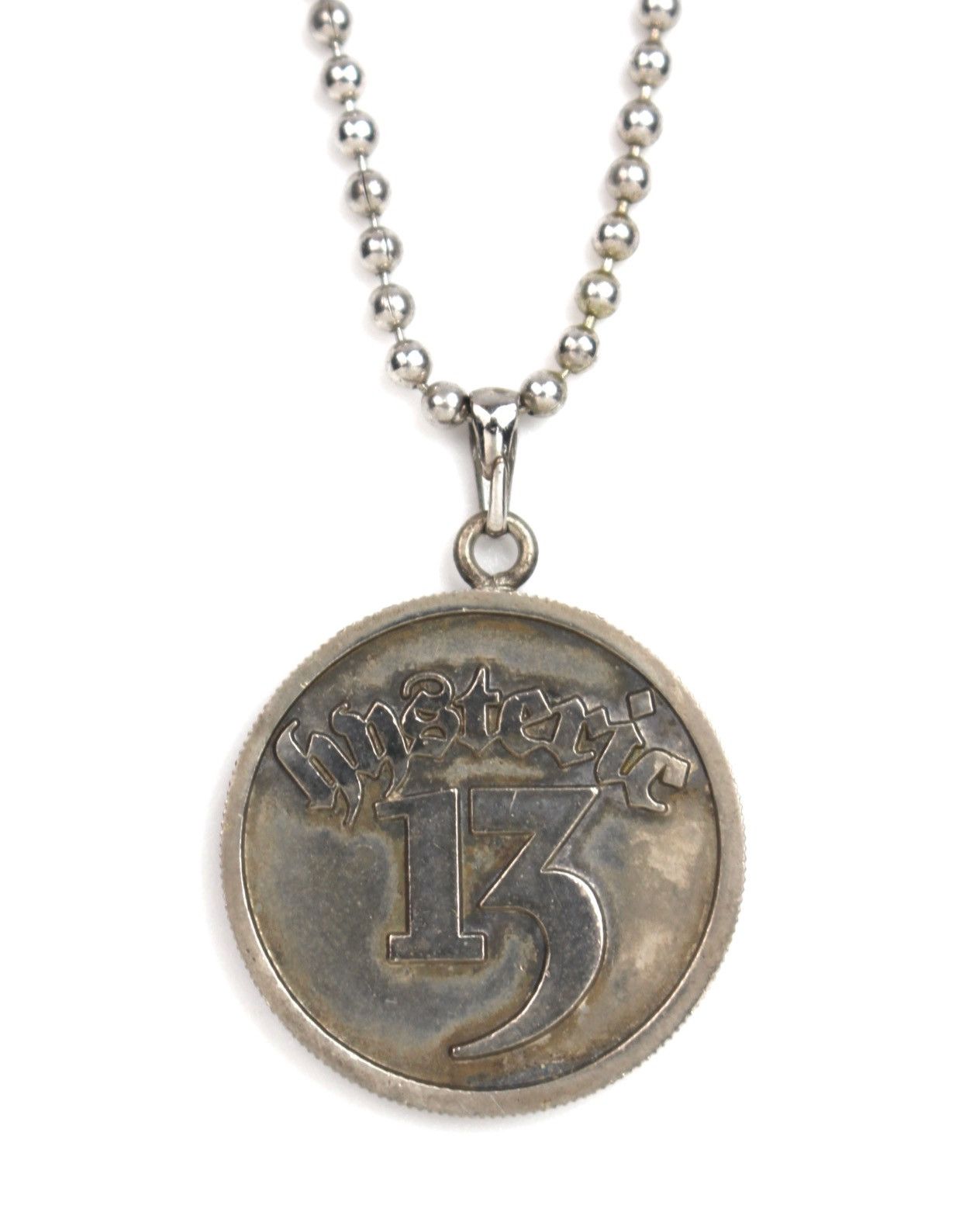 Hysteric Glamour 1990S HYSTERIC GLAMOUR 13 DOUBLE-SIDED COIN PENDANT NECKLACE Size ONE SIZE - 4 Thumbnail
