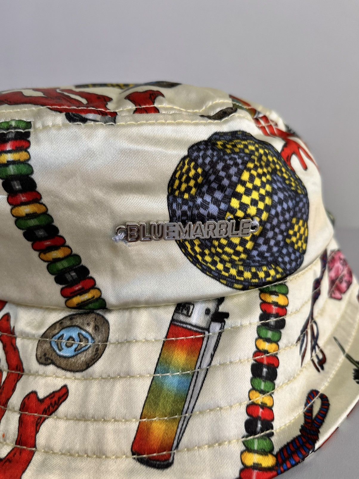 Bluemarble Bluemarble ss2023 printed viscose cotton bucket hat Size ONE SIZE - 3 Thumbnail