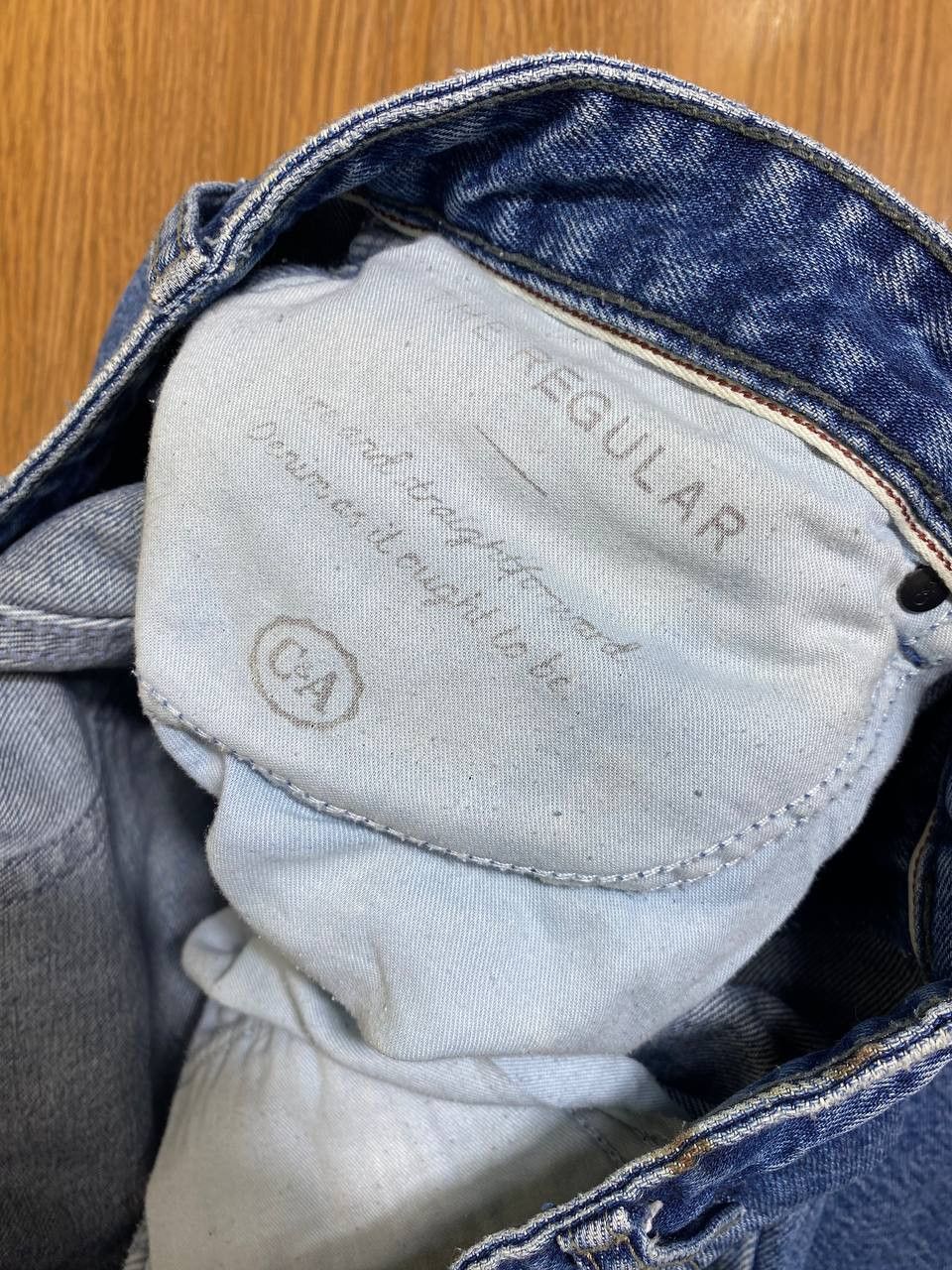 Vintage 💥Distressed Vintage Flared Dirty Washed Crash Denim Jeans Size US 32 / EU 48 - 2 Thumbnail