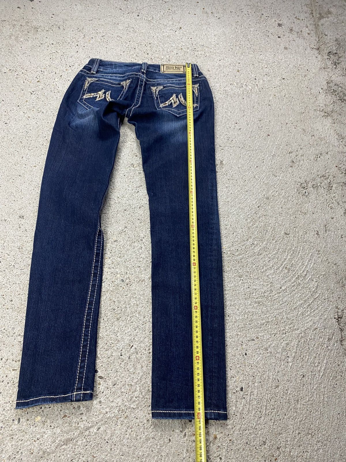 Miss Me Miss me y2k skinny jeans vintage washed navy Size 26" / US 2 / IT 38 - 17 Thumbnail
