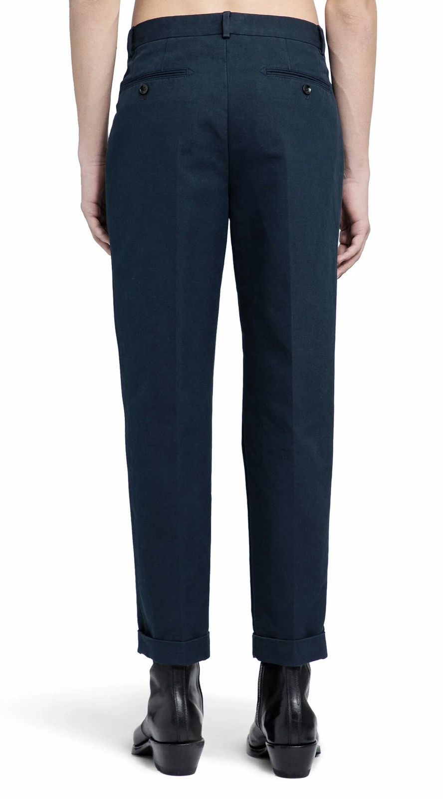 Tom Ford TOM FORD Double Cotton Satin Semi Sartorial Pants 38 Patrol Size US 43 - 4 Thumbnail