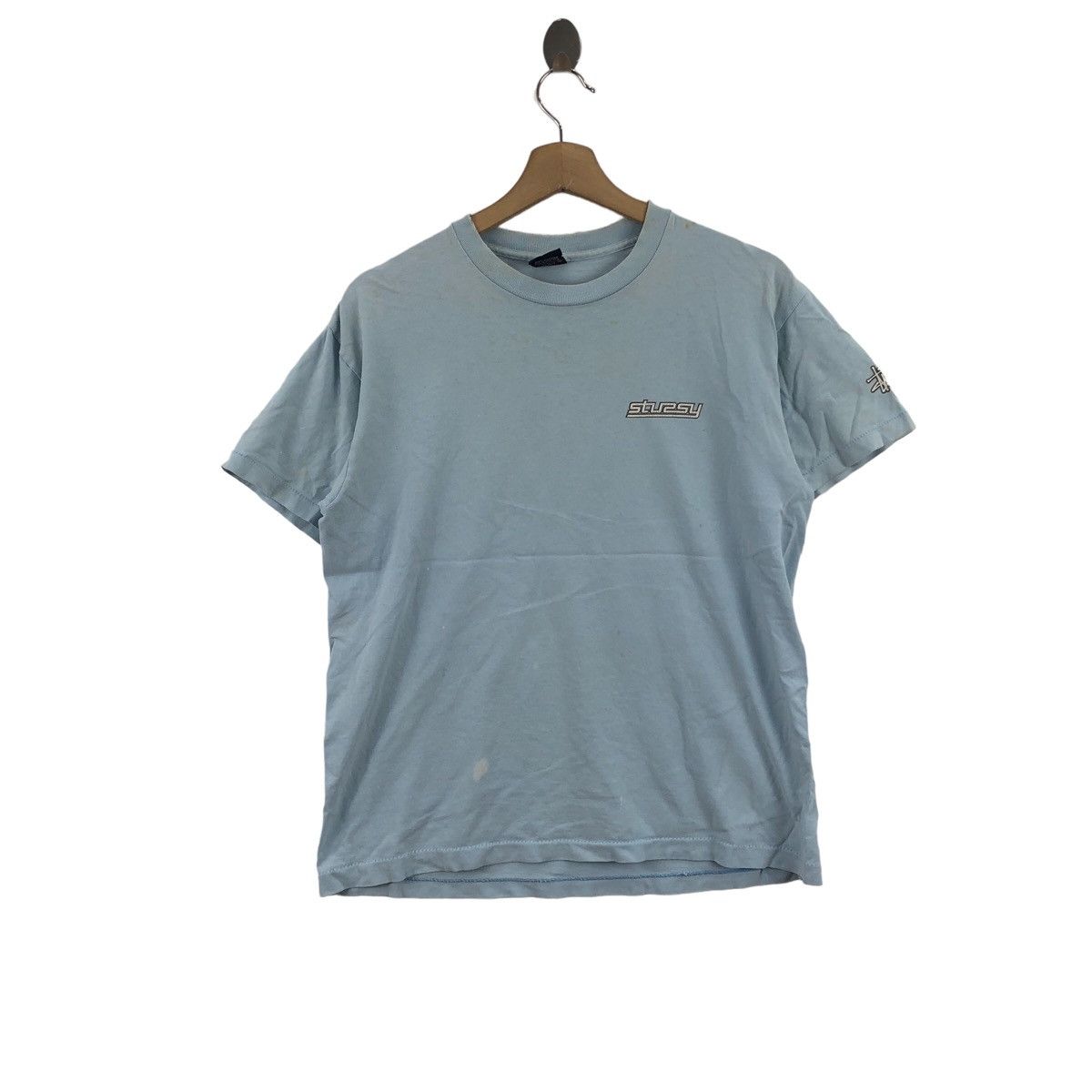 Stussy Vintage 90s Distressed Faded OLD STUSSY T-Shirt Size US M / EU 48-50 / 2 - 2 Thumbnail